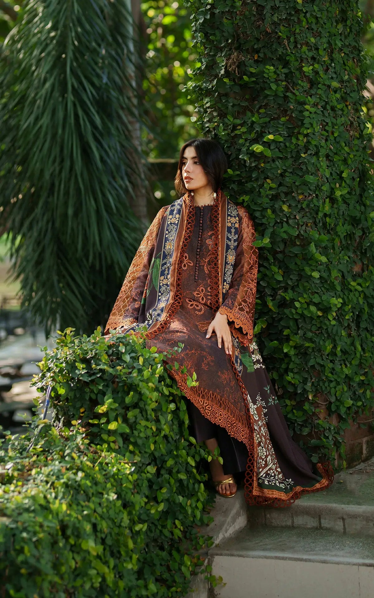 Forest Calm-MWL25-04 | 3pcs Embroidered Unstitched Winter - Shop Now at Asifa and Nabeel