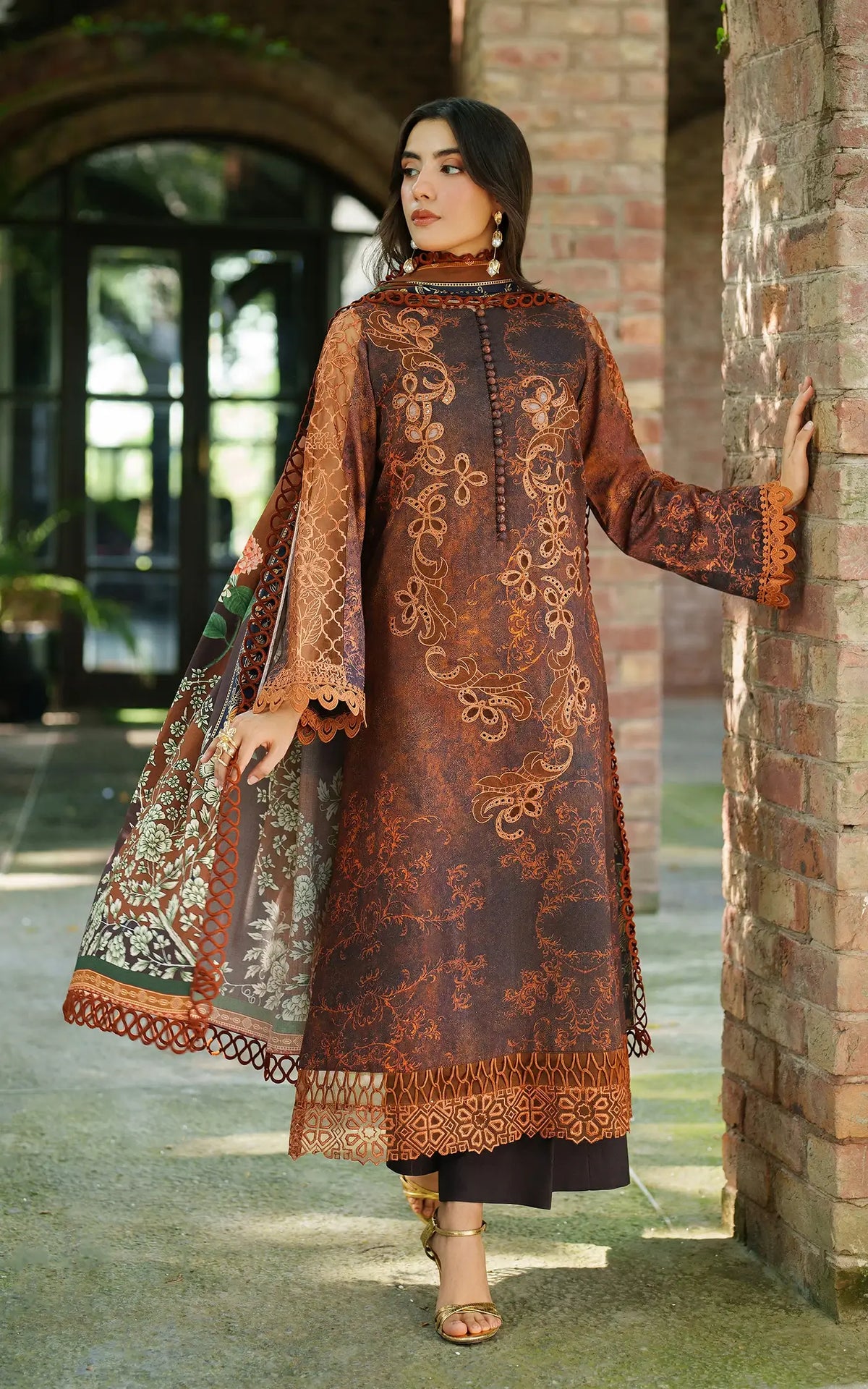 Forest Calm-MWL25-04 | 3pcs Embroidered Stitched Suit - Shop Now at Asifa and Nabeel