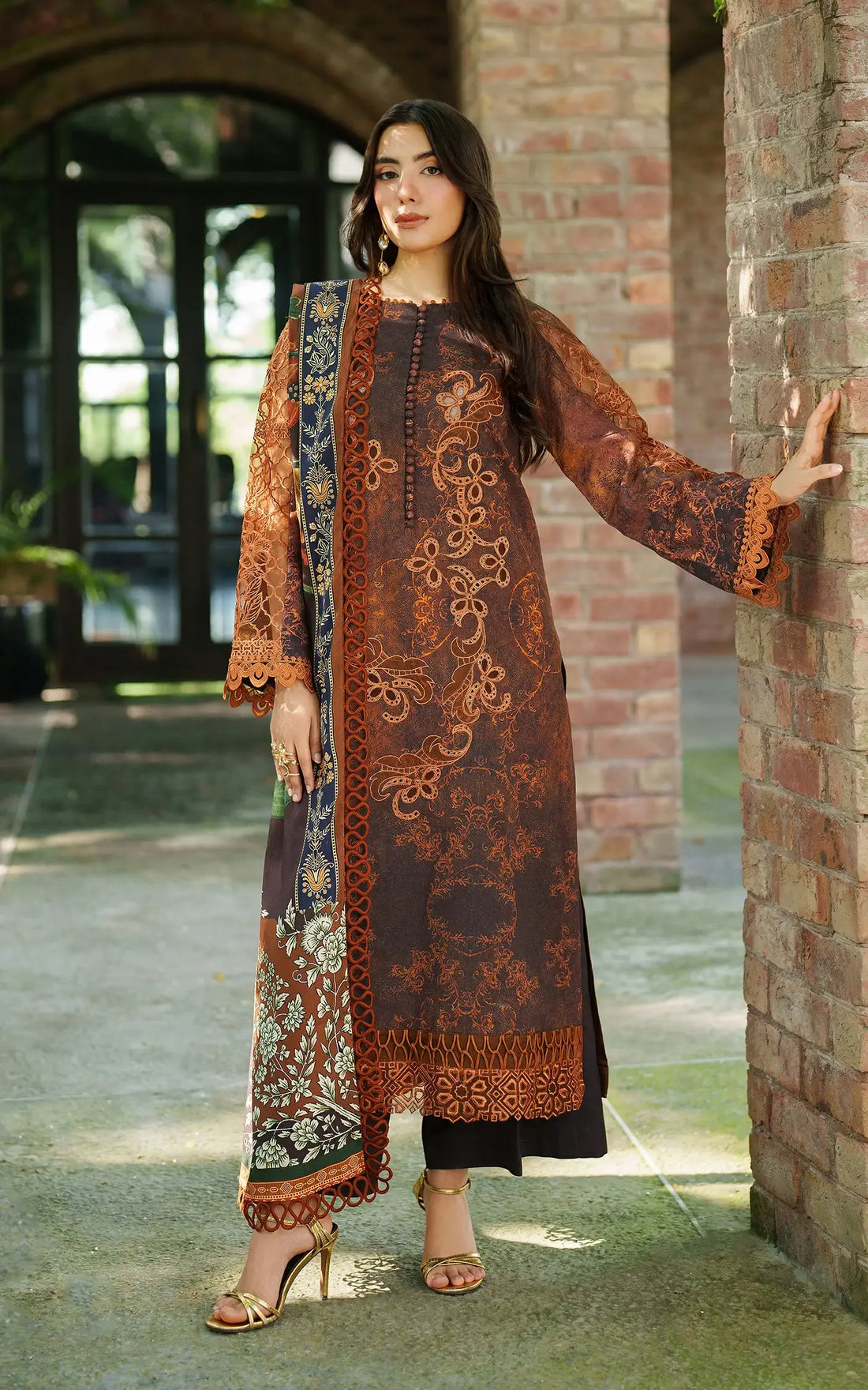 Forest Calm-MWL25-04 | 3pcs Embroidered Unstitched Winter - Shop Now at Asifa and Nabeel