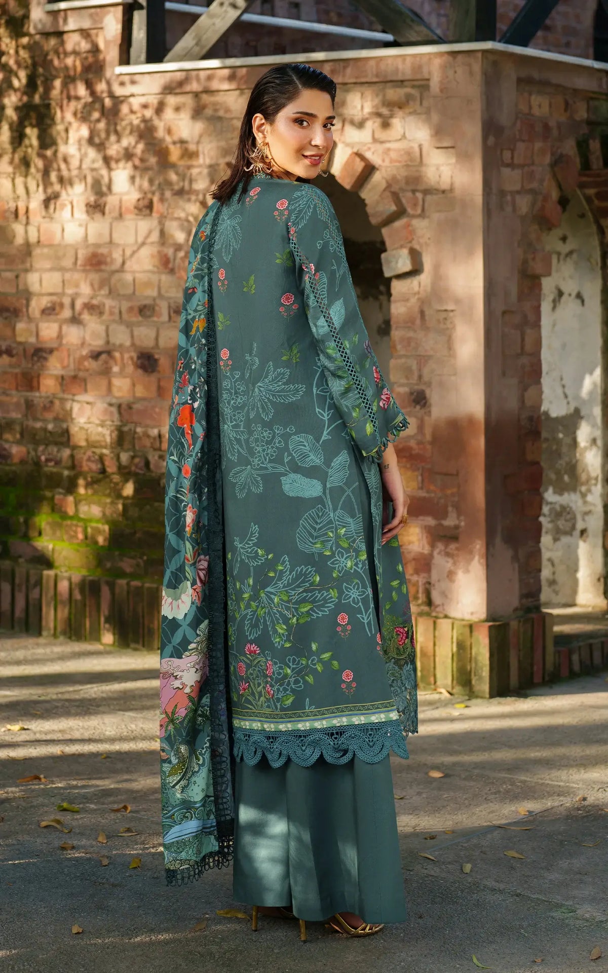 Frosted Petals-MWL25-02 | 3pcs Embroidered Unstitched Winter - Shop Now at Asifa and Nabeel