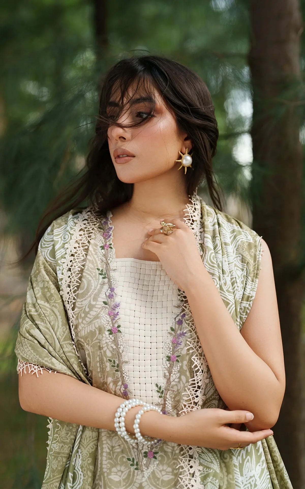 Frozen Dew-MWL25-07 | 3pcs Embroidered Stitched Suit - Shop Now at Asifa and Nabeel