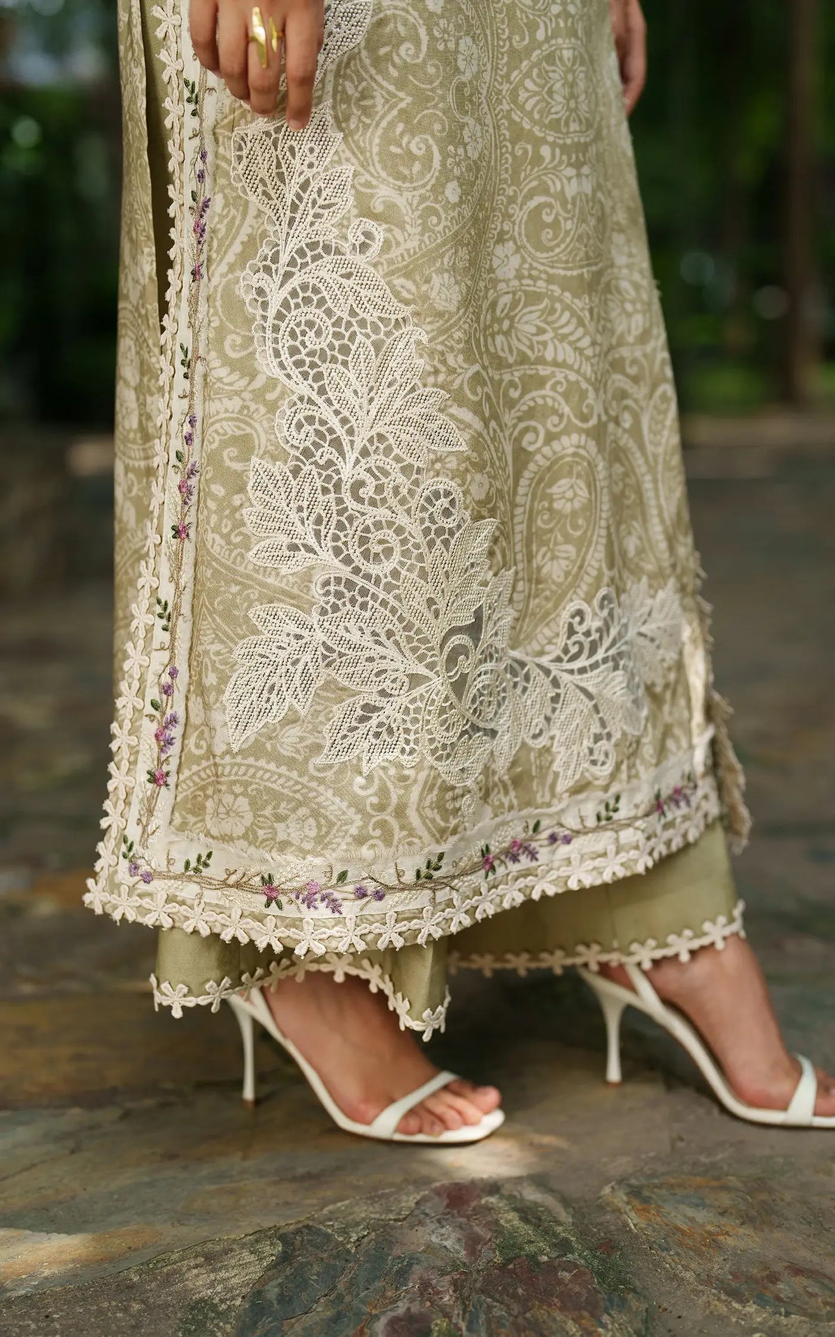 Frozen Dew-MWL25-07 | 3pcs Embroidered Unstitched Winter - Shop Now at Asifa and Nabeel