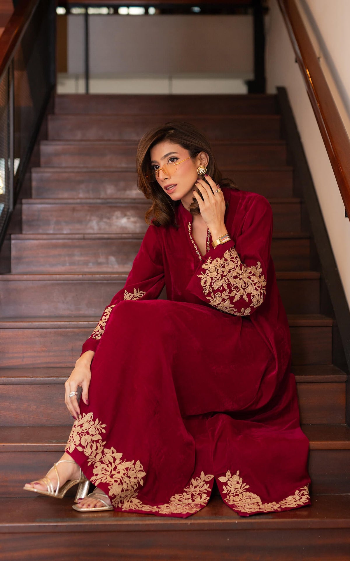 Fuchsia Royalty Kaftan