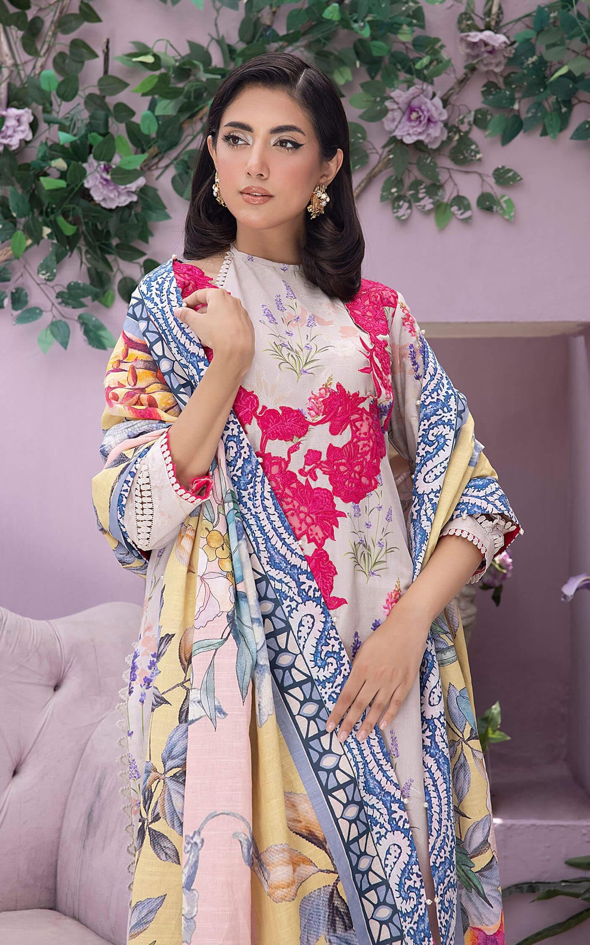 Mehek (GBW-03) | Unstitched Winter - Shop Now at Asifa and Nabeel