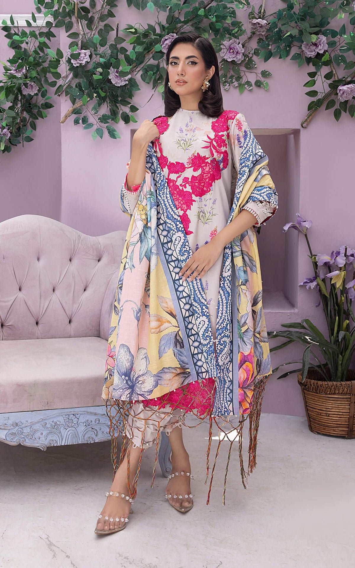 Mehek (GBW-03) | Unstitched Winter - Shop Now at Asifa and Nabeel