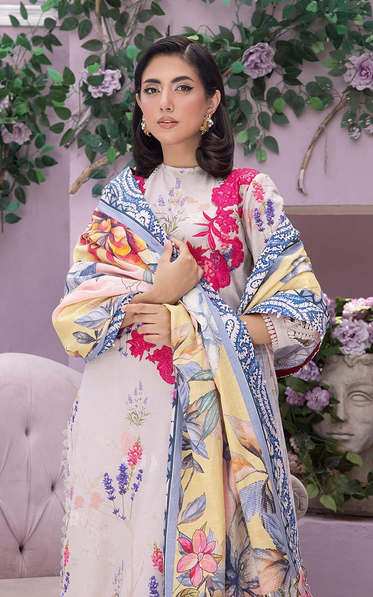 Mehek (GBW-03) | Unstitched Winter - Shop Now at Asifa and Nabeel