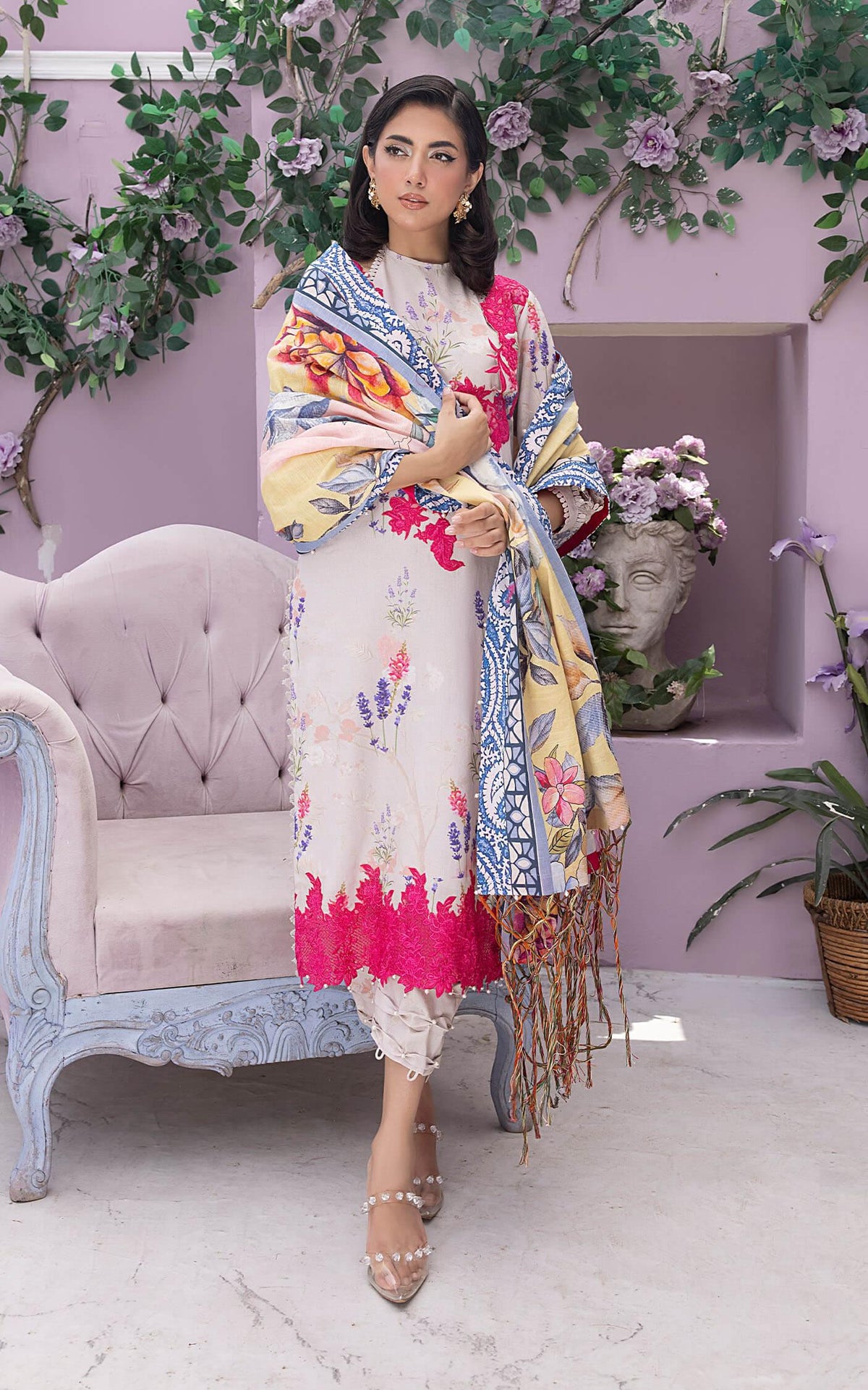 Mehek (GBW-03) | Unstitched Winter - Shop Now at Asifa and Nabeel