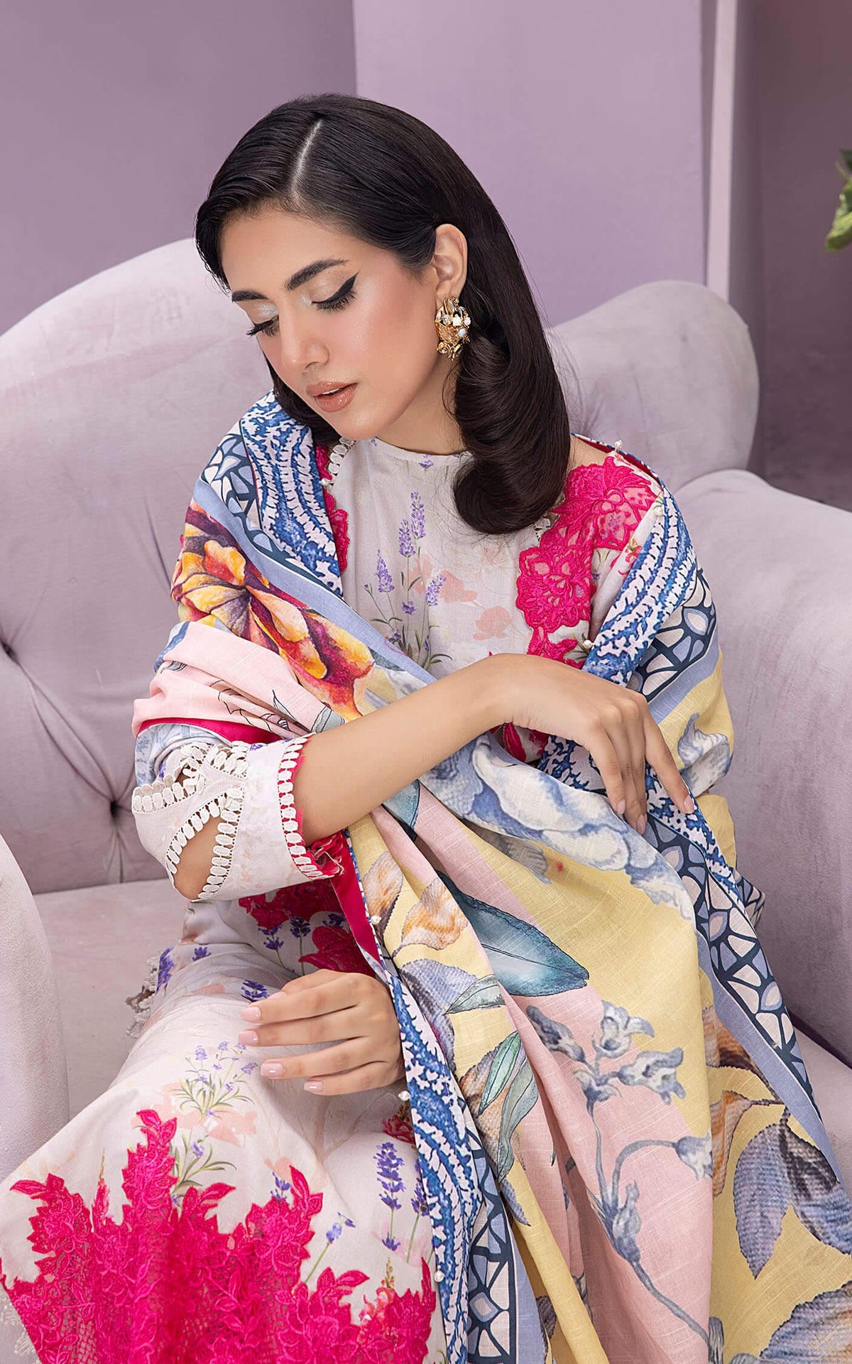 Mehek (GBW-03) | Unstitched Winter - Shop Now at Asifa and Nabeel