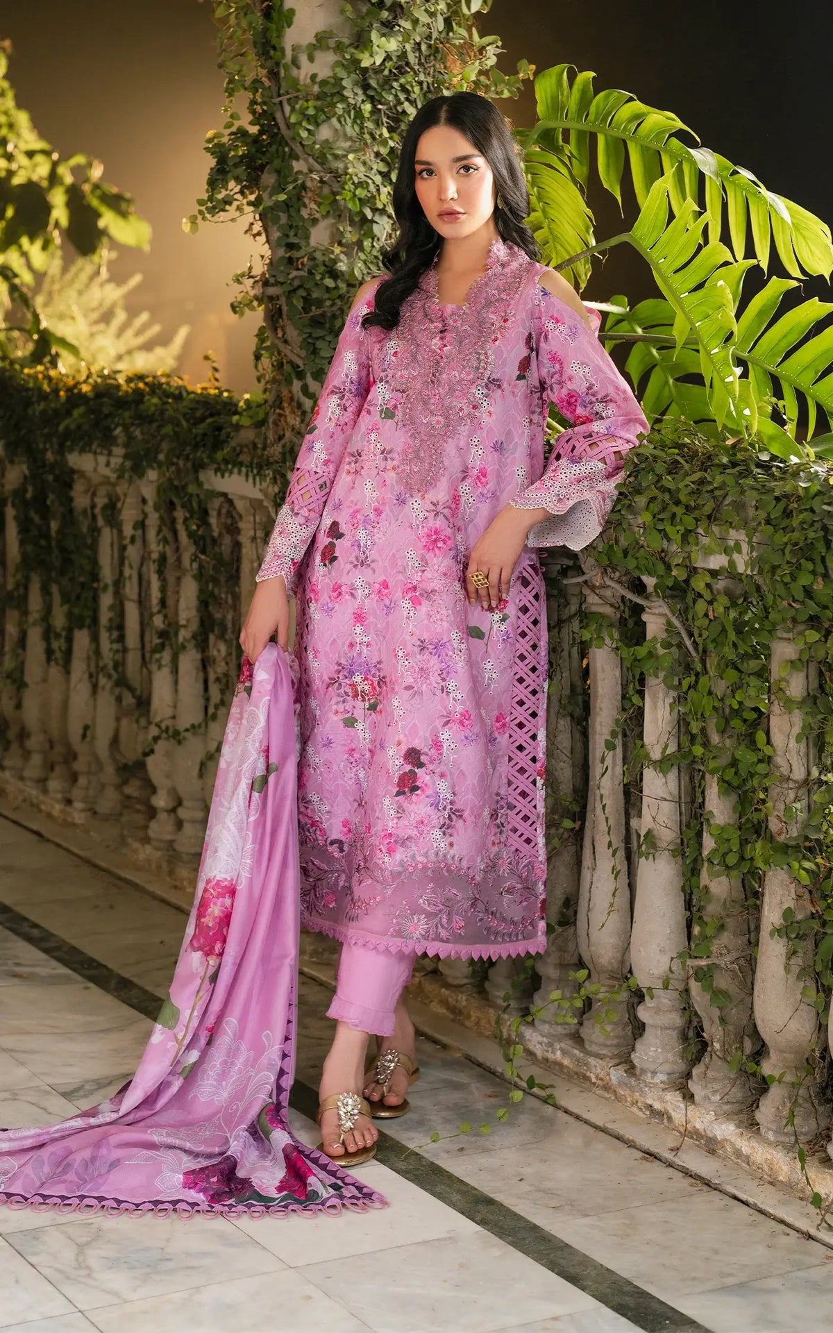 Dawn Petals (GKL-10) | Unstitched Summer - Shop Now at Asifa and Nabeel