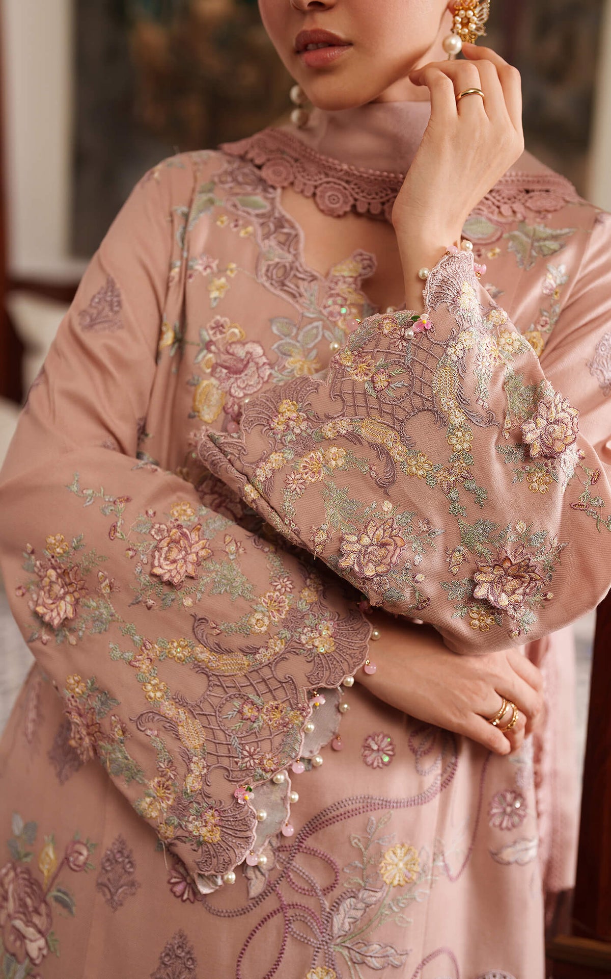 Glace LWC25-06 | 3pcs Embroidered Unstitched Winter - Shop Now at Asifa and Nabeel