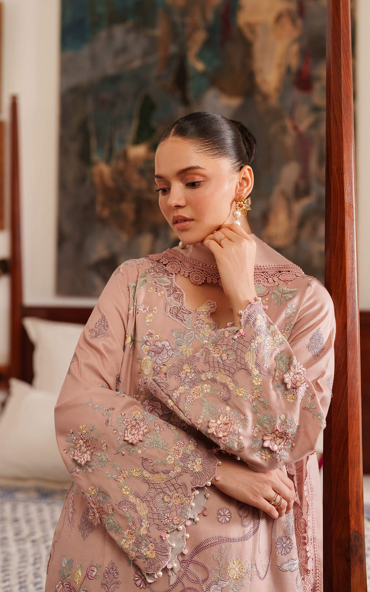 Glace LWC25-06 | 3pcs Embroidered Stitched Suit
