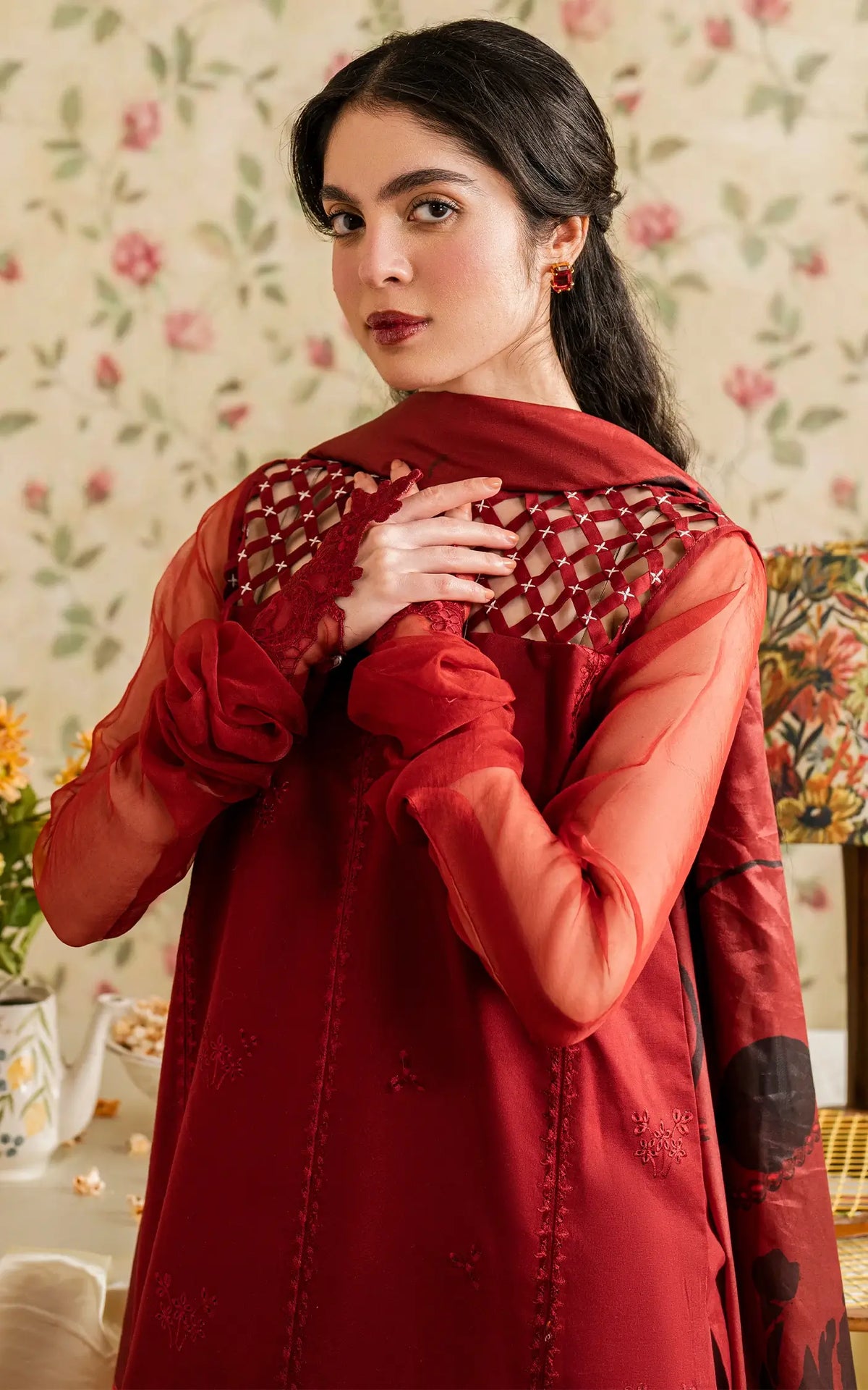 Gulaal (MVL25-20) | Unstitched Summer - Shop Now at Asifa and Nabeel