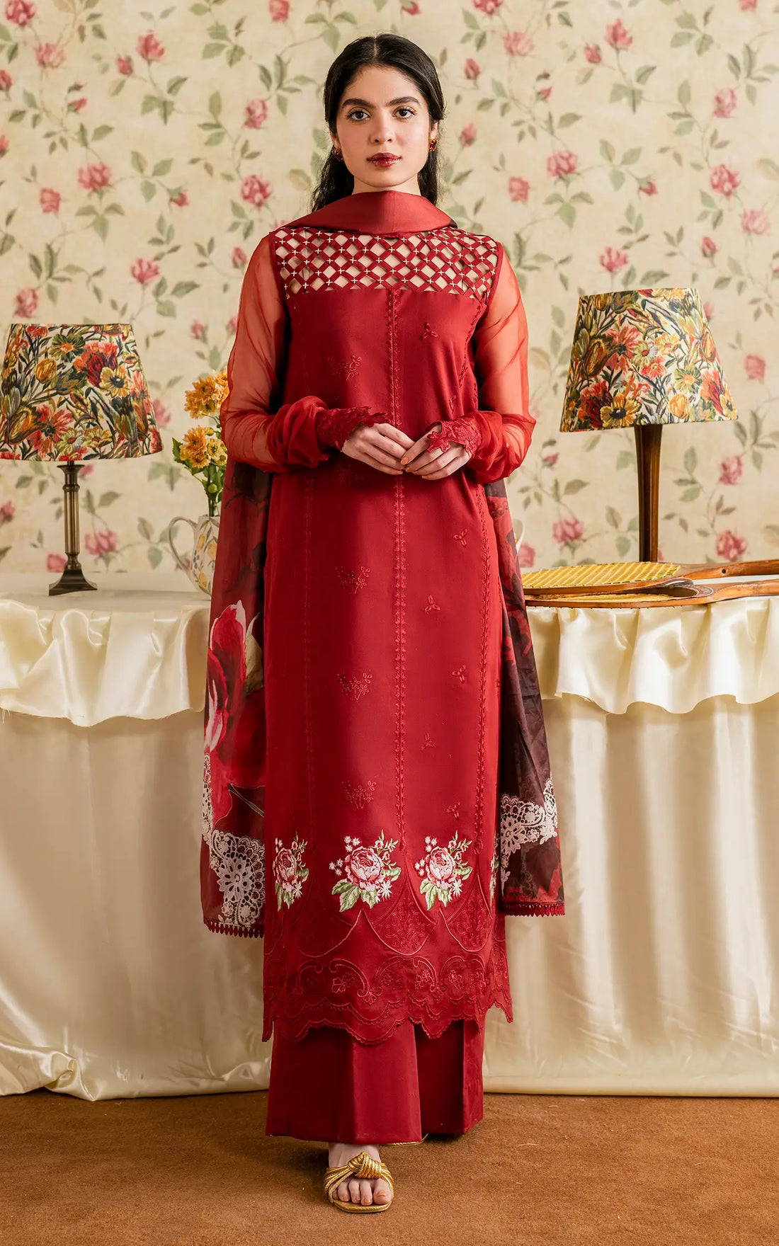 Gulaal (MVL25-20) | Unstitched Summer - Shop Now at Asifa and Nabeel