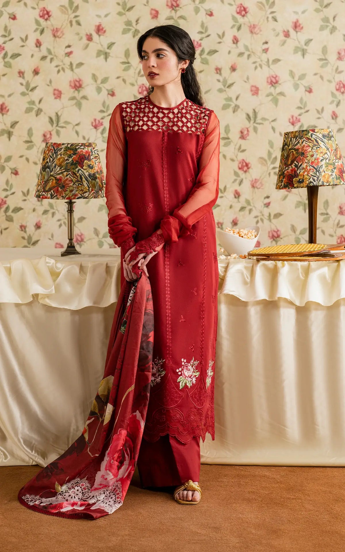 Gulaal (MVL25-20) | Unstitched Summer - Shop Now at Asifa and Nabeel