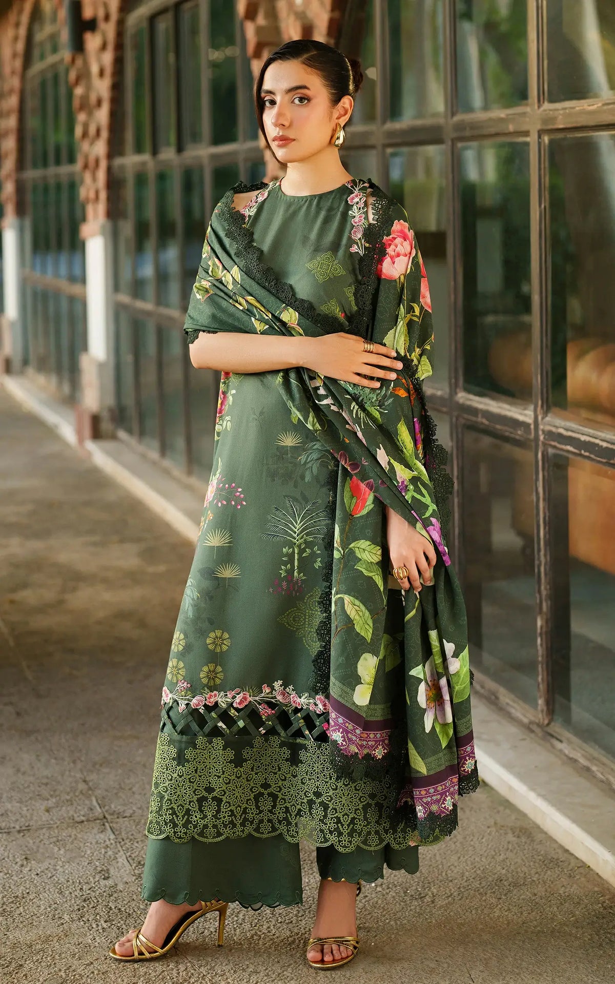 Jade Dusk-MWL25-01 | 3pcs Embroidered Unstitched Winter - Shop Now at Asifa and Nabeel