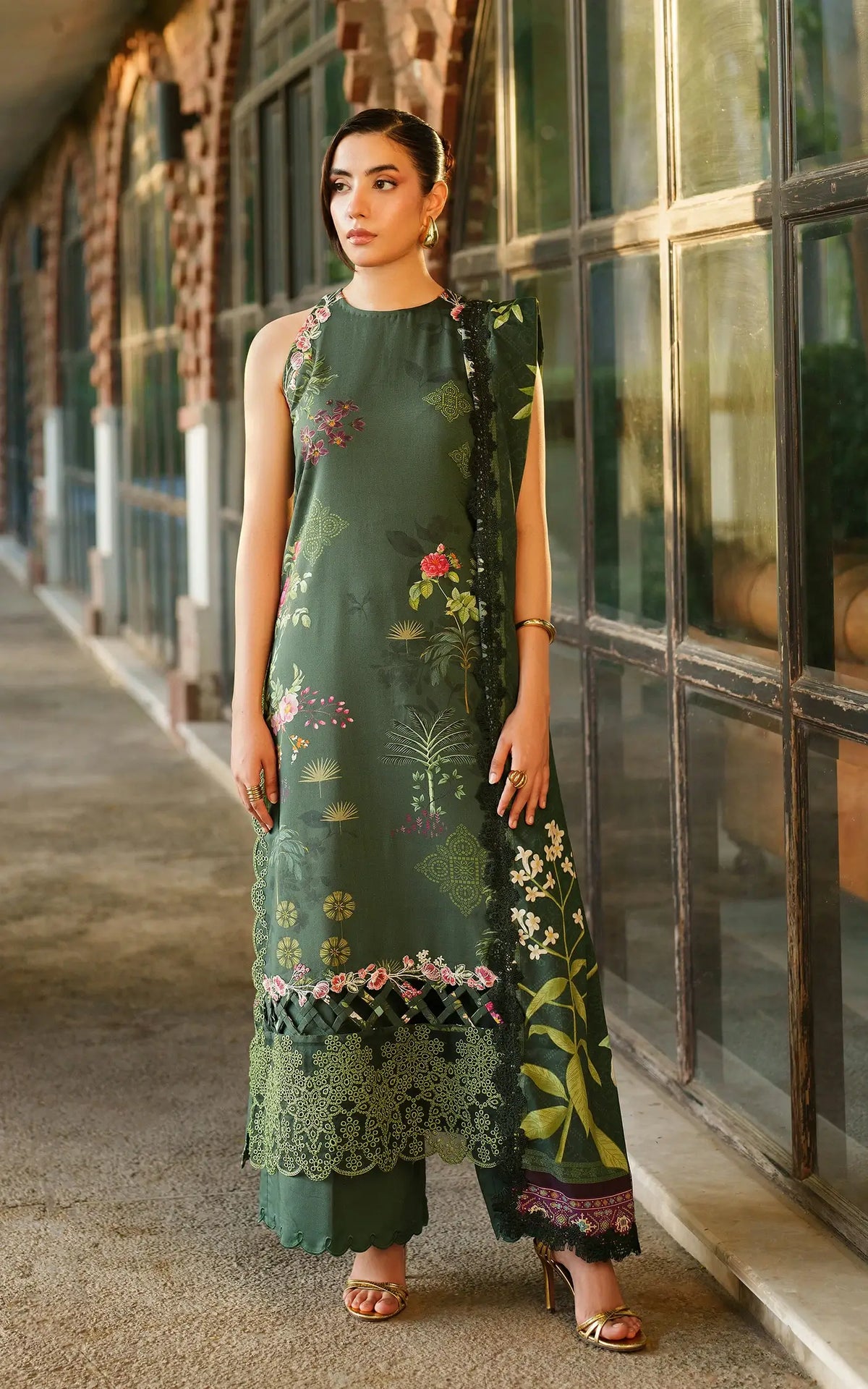 Jade Dusk-MWL25-01 | 3pcs Embroidered Unstitched Winter - Shop Now at Asifa and Nabeel