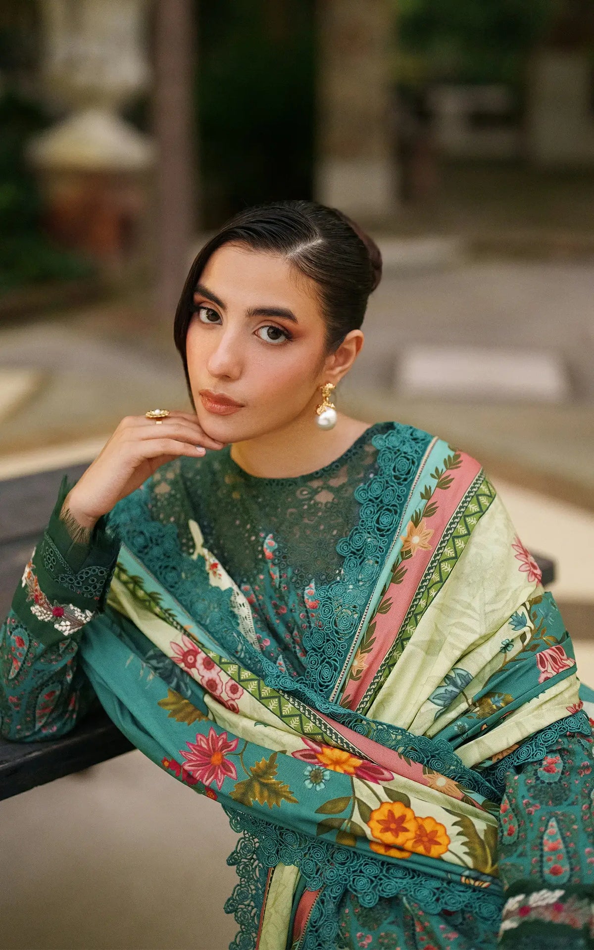 Jade Dusk-MWL25-01 | 3pcs Embroidered Unstitched Winter - Shop Now at Asifa and Nabeel