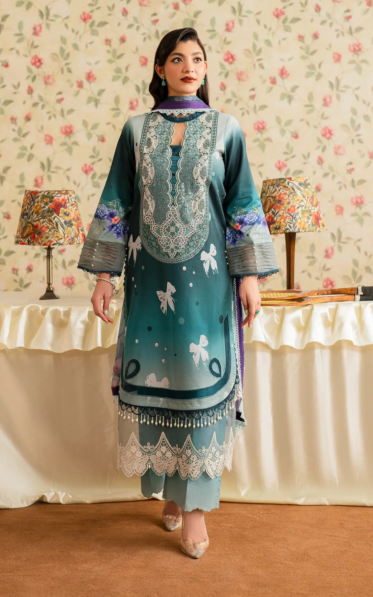 Jal (MVL25-09) | Unstitched Summer - Shop Now at Asifa and Nabeel