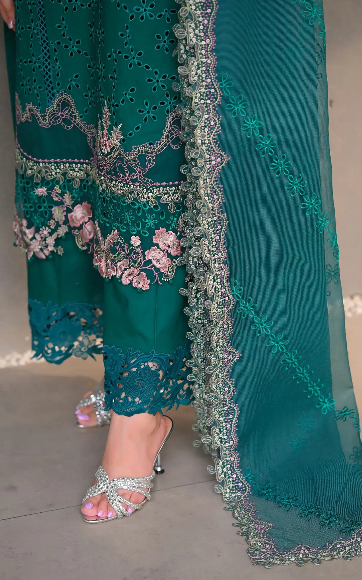 Emerald Muse-(LEL25-01) - Shop Now at Asifa and Nabeel
