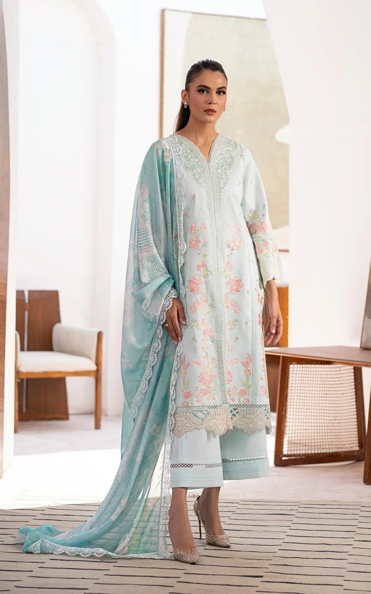 Frosted Veil-(LEL25-05) - Shop Now at Asifa and Nabeel