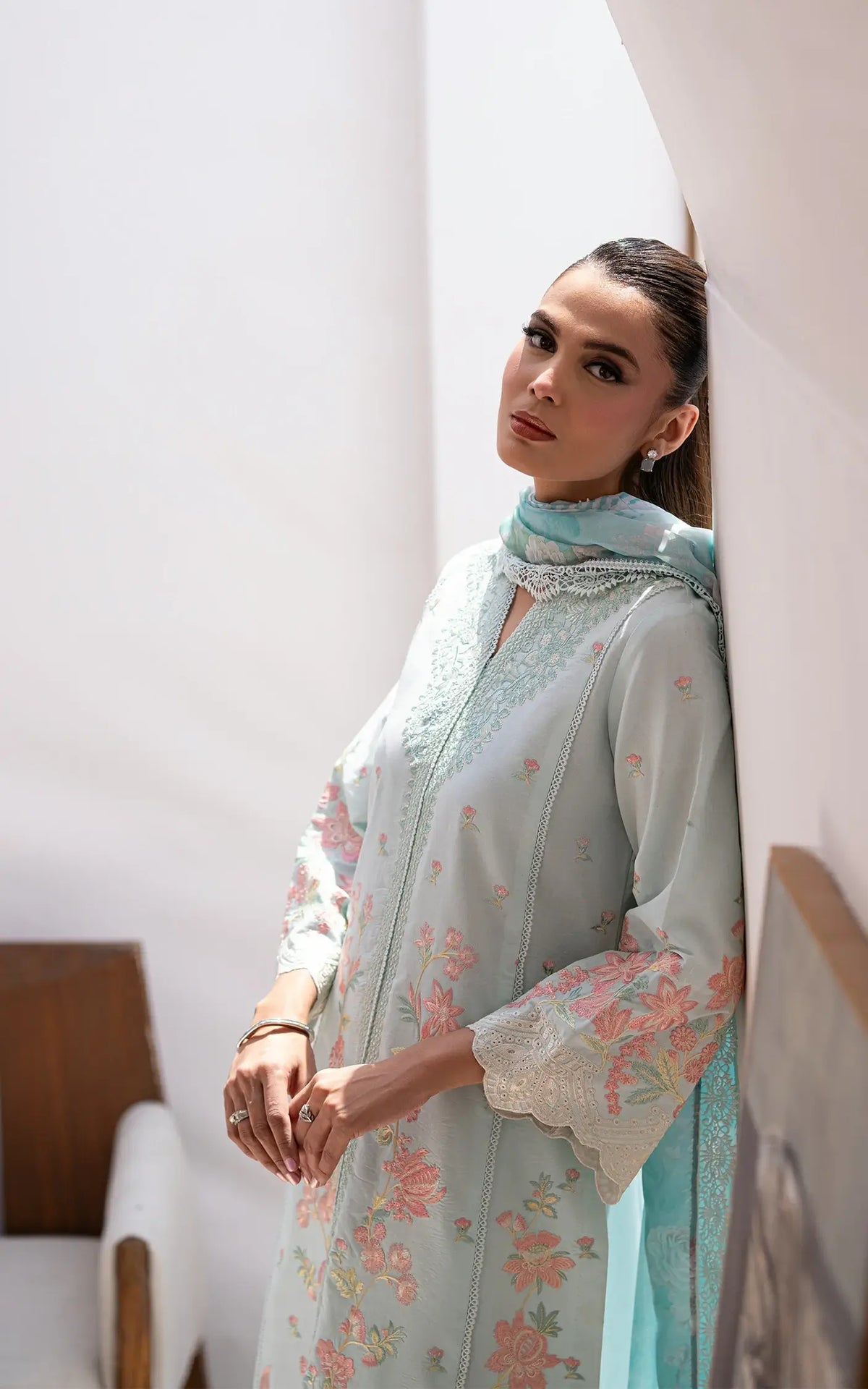 Frosted Veil-(LEL25-05) - Shop Now at Asifa and Nabeel