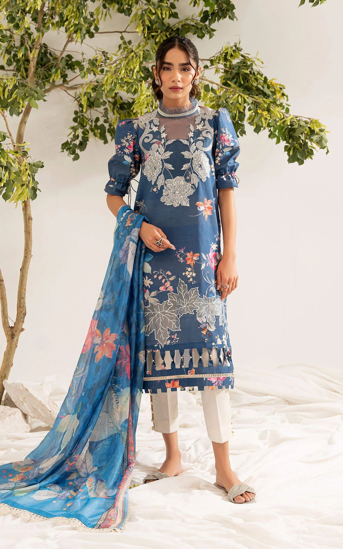 ASTRID (LL-08) | Unstitched Lawn - Shop Now at Asifa and Nabeel