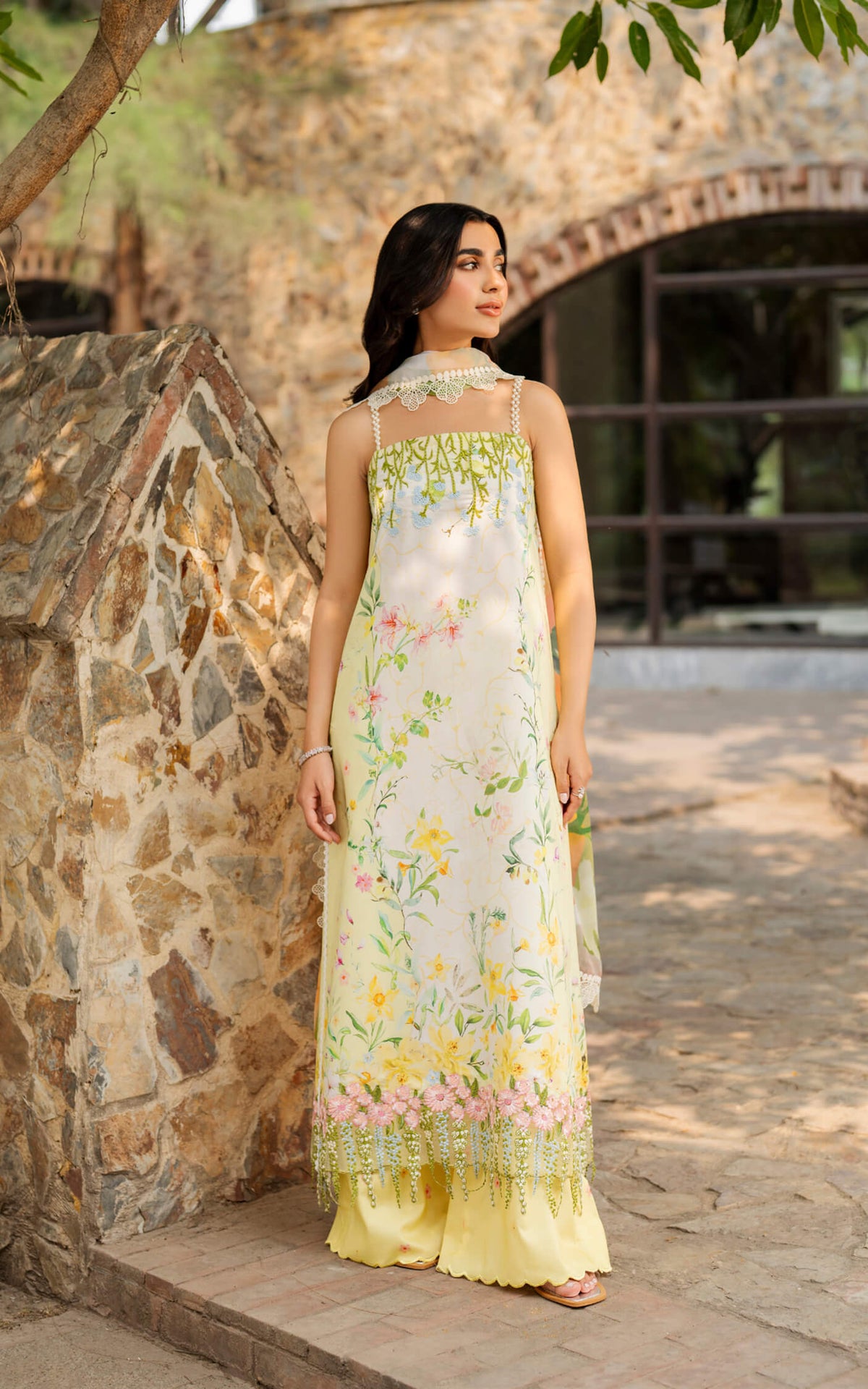 Orchid MSSL-01 | 3pcs Embroidered Unstitched Summer - Shop Now at Asifa and Nabeel