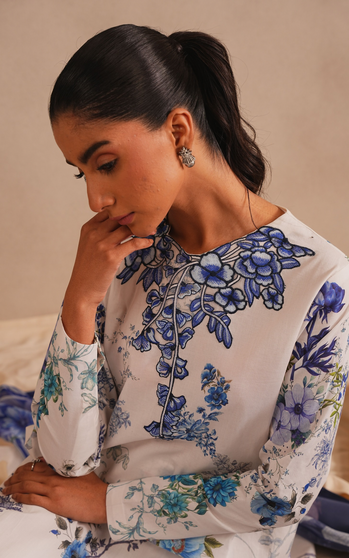 Starlit MSSL-03 | 3pcs Embroidered Stitched Summer - Shop Now at Asifa and Nabeel