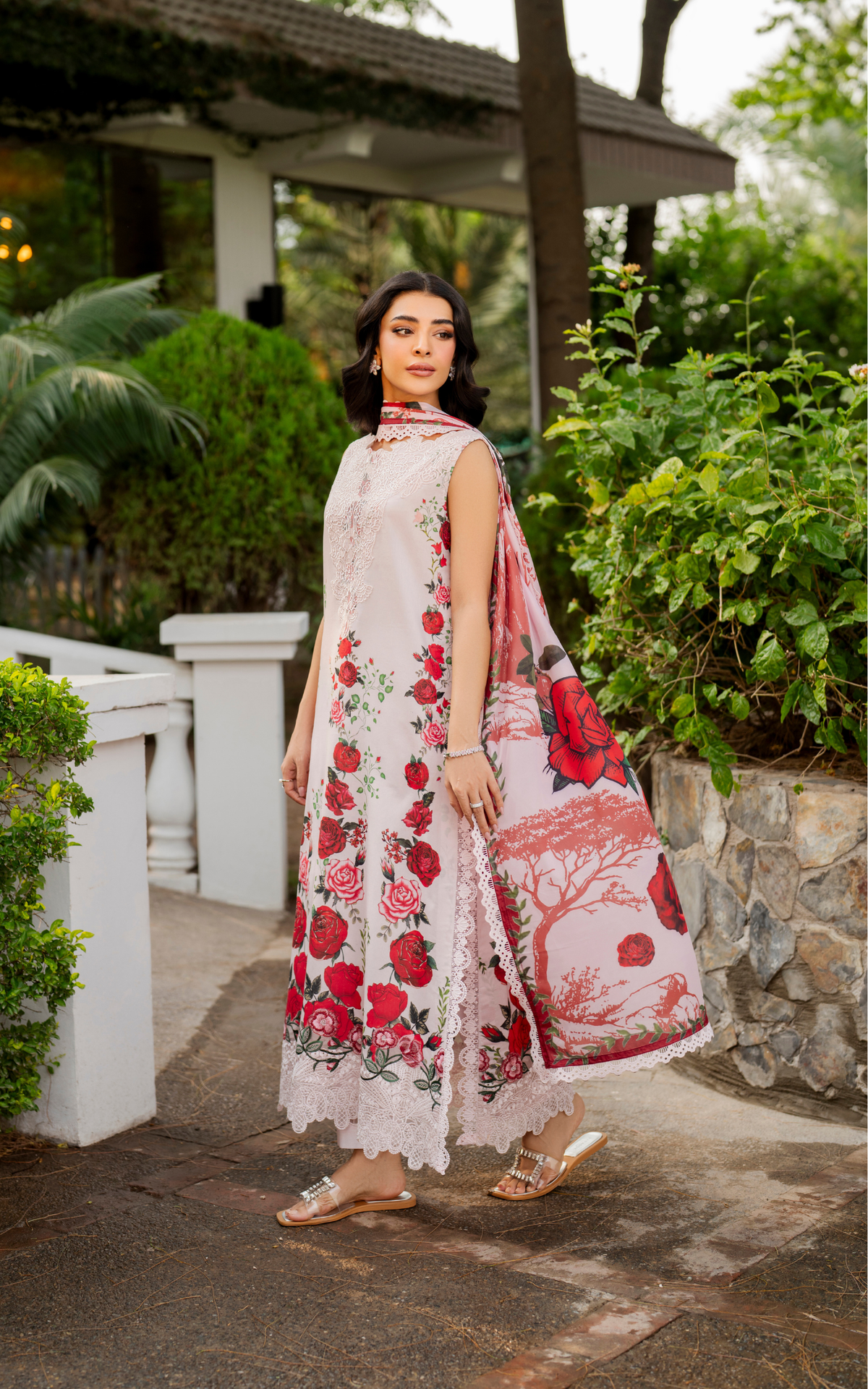 Gilded Rose MSSL-05 | 3pcs Embroidered Unstitched Summer - Shop Now at Asifa and Nabeel