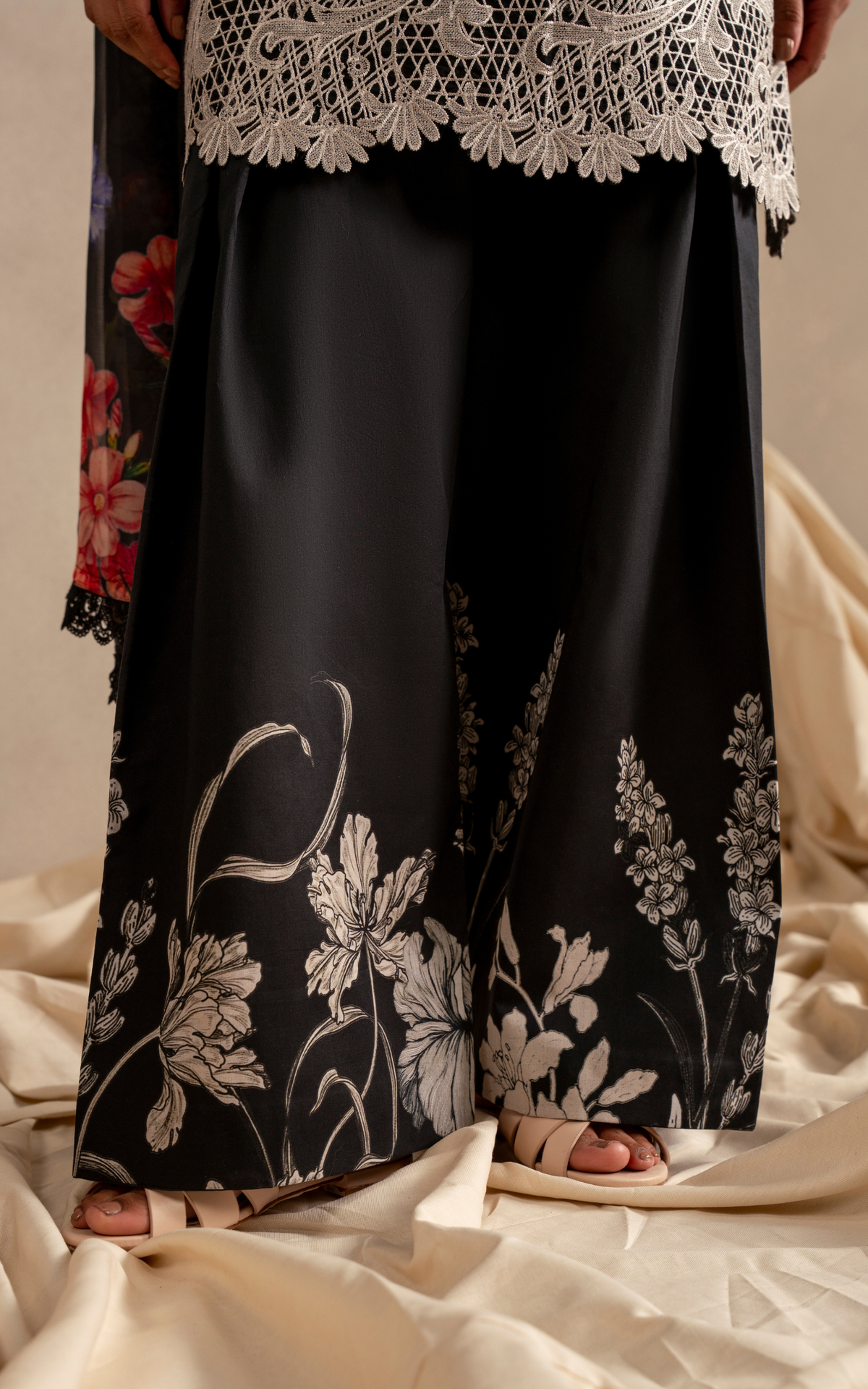 Wildflower Whimsy MSSL-06 | 3pcs Embroidered Unstitched Summer - Shop Now at Asifa and Nabeel