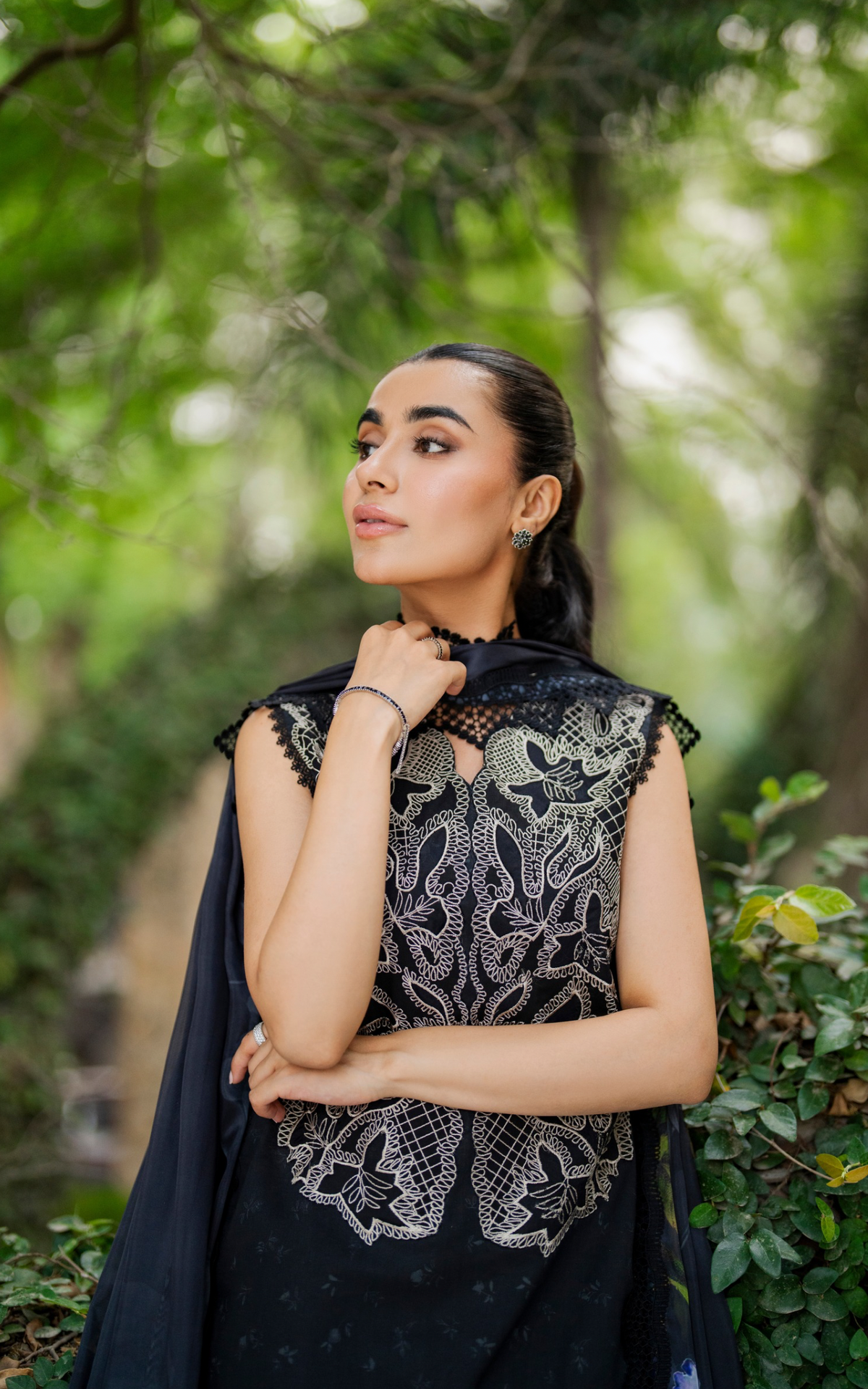 Wildflower Whimsy MSSL-06 | 3pcs Embroidered Unstitched Summer - Shop Now at Asifa and Nabeel