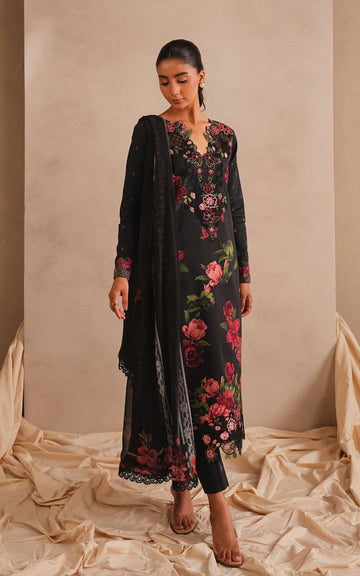Azure Bloom MSSL-07 | 3pcs Embroidered Unstitched Summer - Shop Now at Asifa and Nabeel