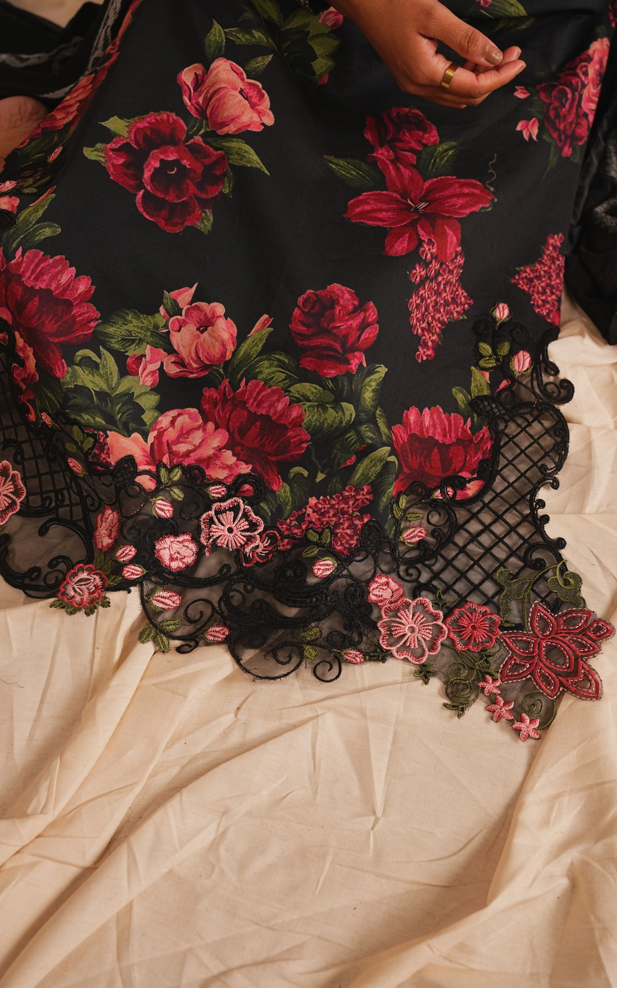 Azure Bloom MSSL-07 | 3pcs Embroidered Unstitched Summer - Shop Now at Asifa and Nabeel