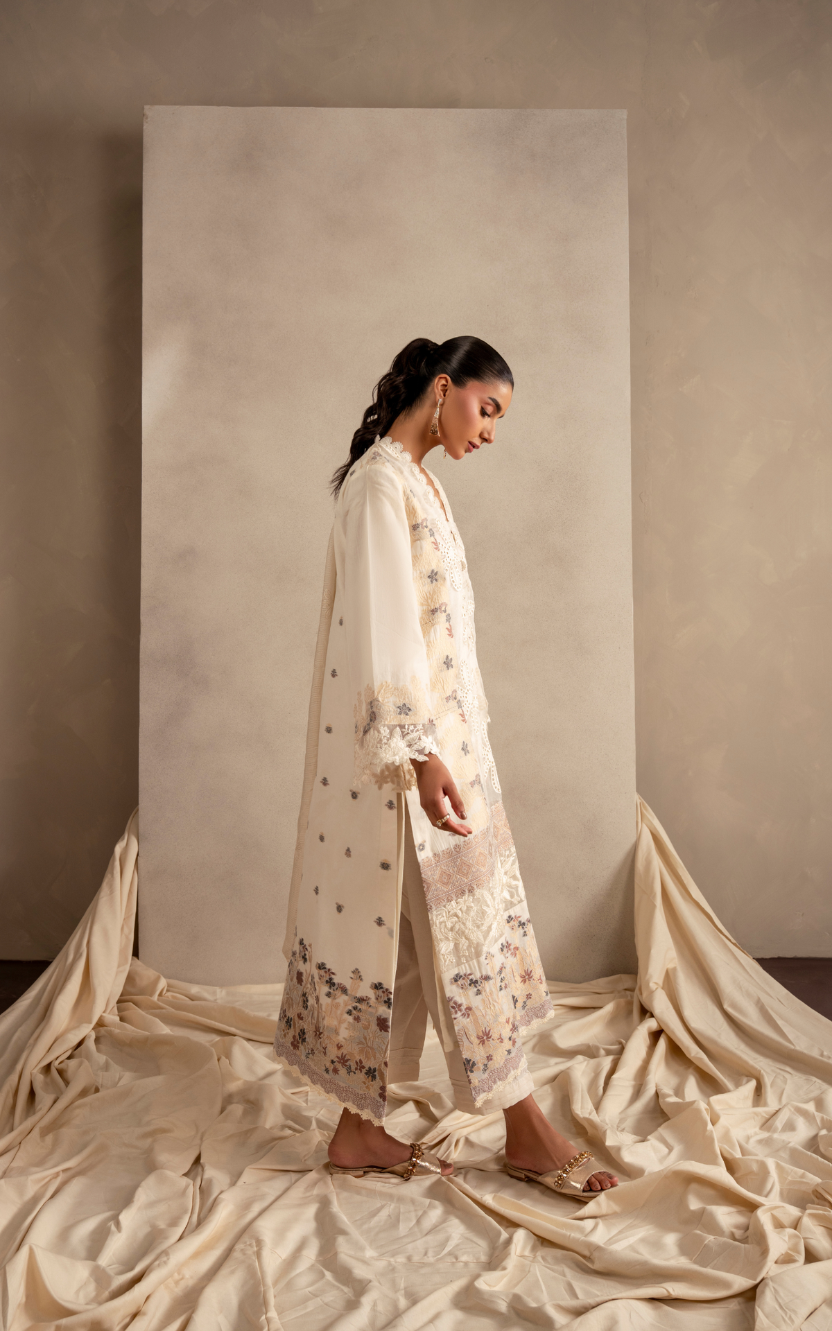 Cloud Nine MSSL-09 | 3pcs Embroidered Unstitched Summer - Shop Now at Asifa and Nabeel