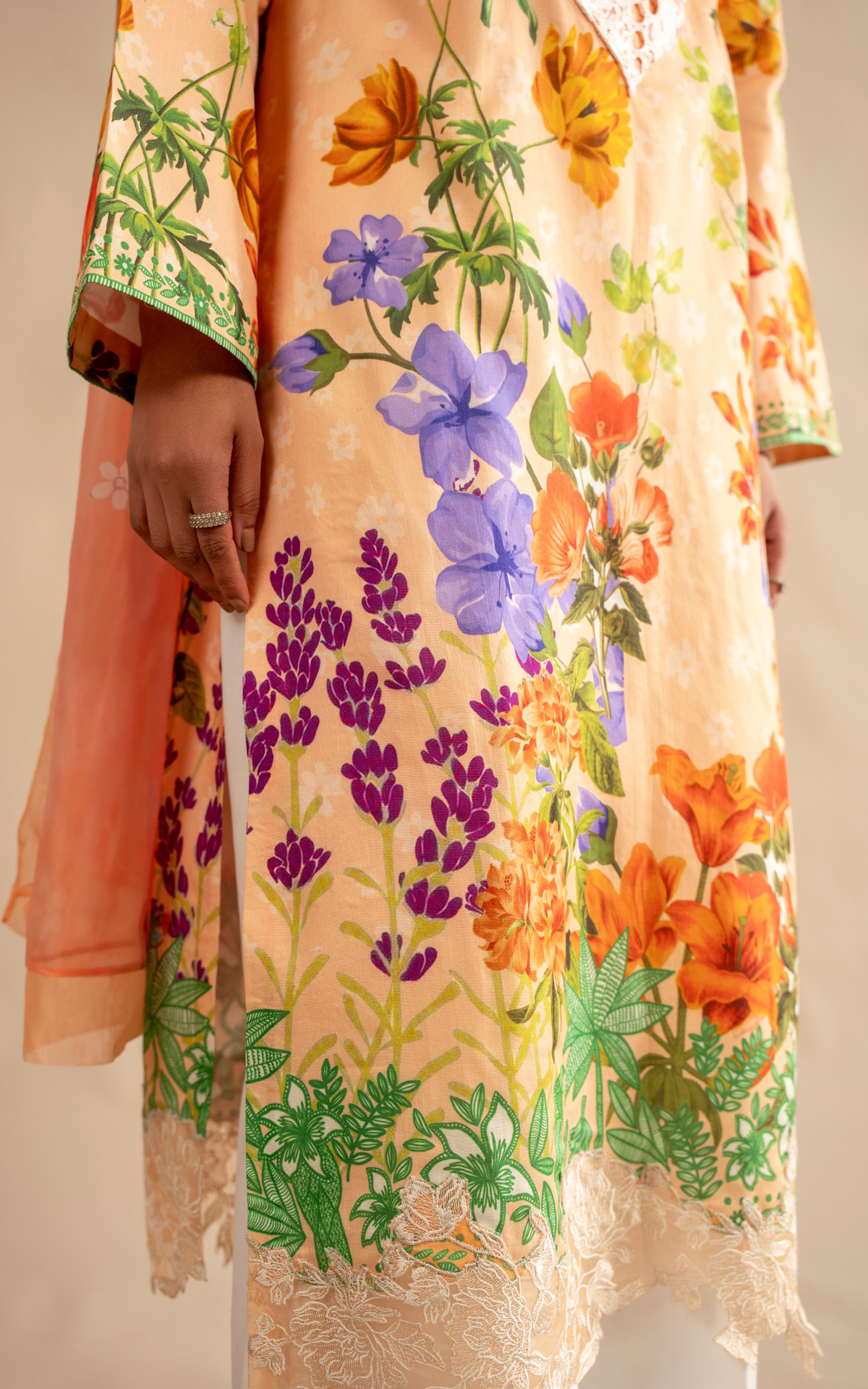 Marigold Muse MSSL-11 | 3pcs Embroidered Unstitched Summer - Shop Now at Asifa and Nabeel