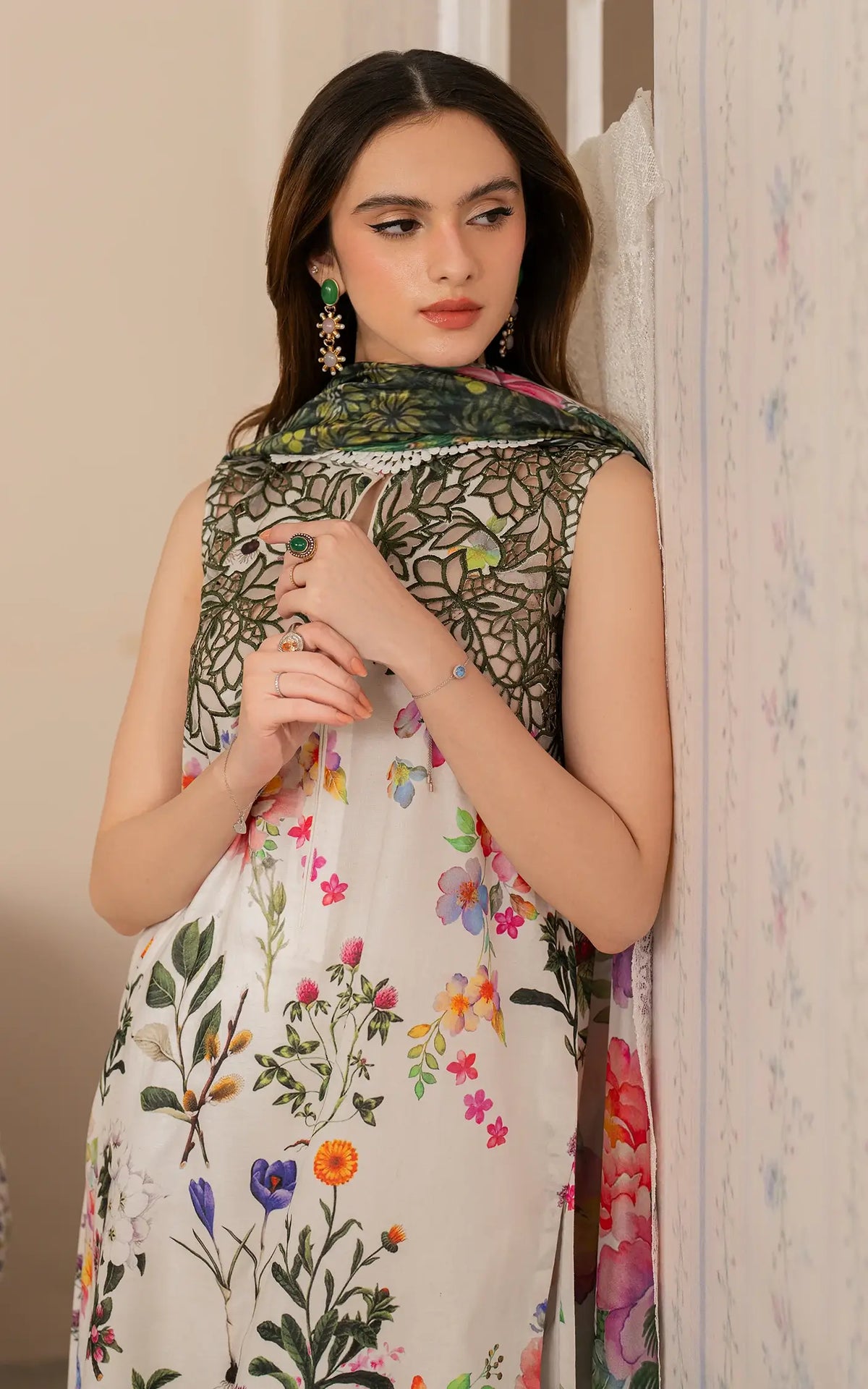 Mahgul (MVL25-16) | Unstitched Summer - Shop Now at Asifa and Nabeel