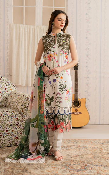 Mahgul (MVL25-16) | Unstitched Summer - Shop Now at Asifa and Nabeel