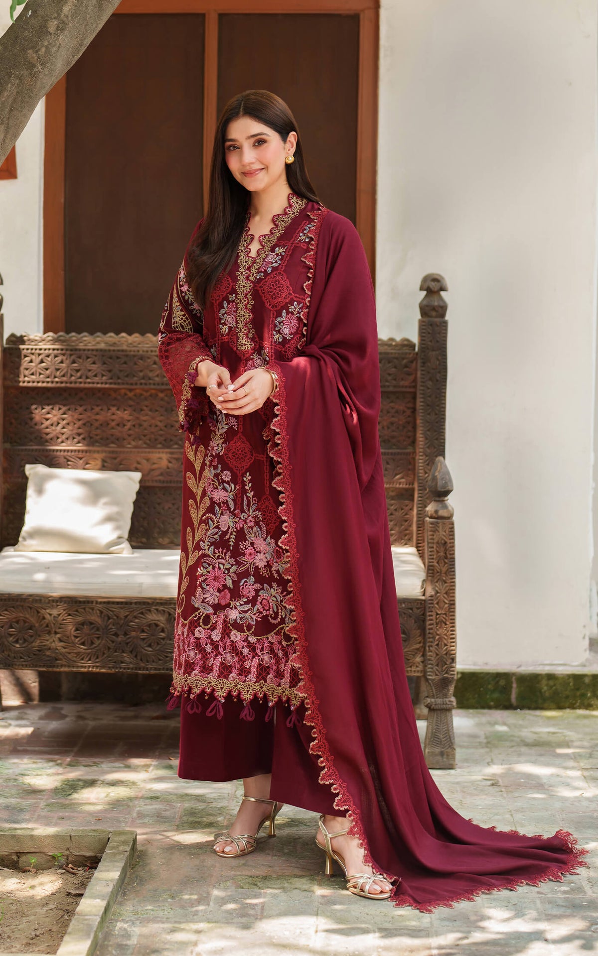 Mira LWC25-05 | 3pcs Embroidered Unstitched Winter - Shop Now at Asifa and Nabeel