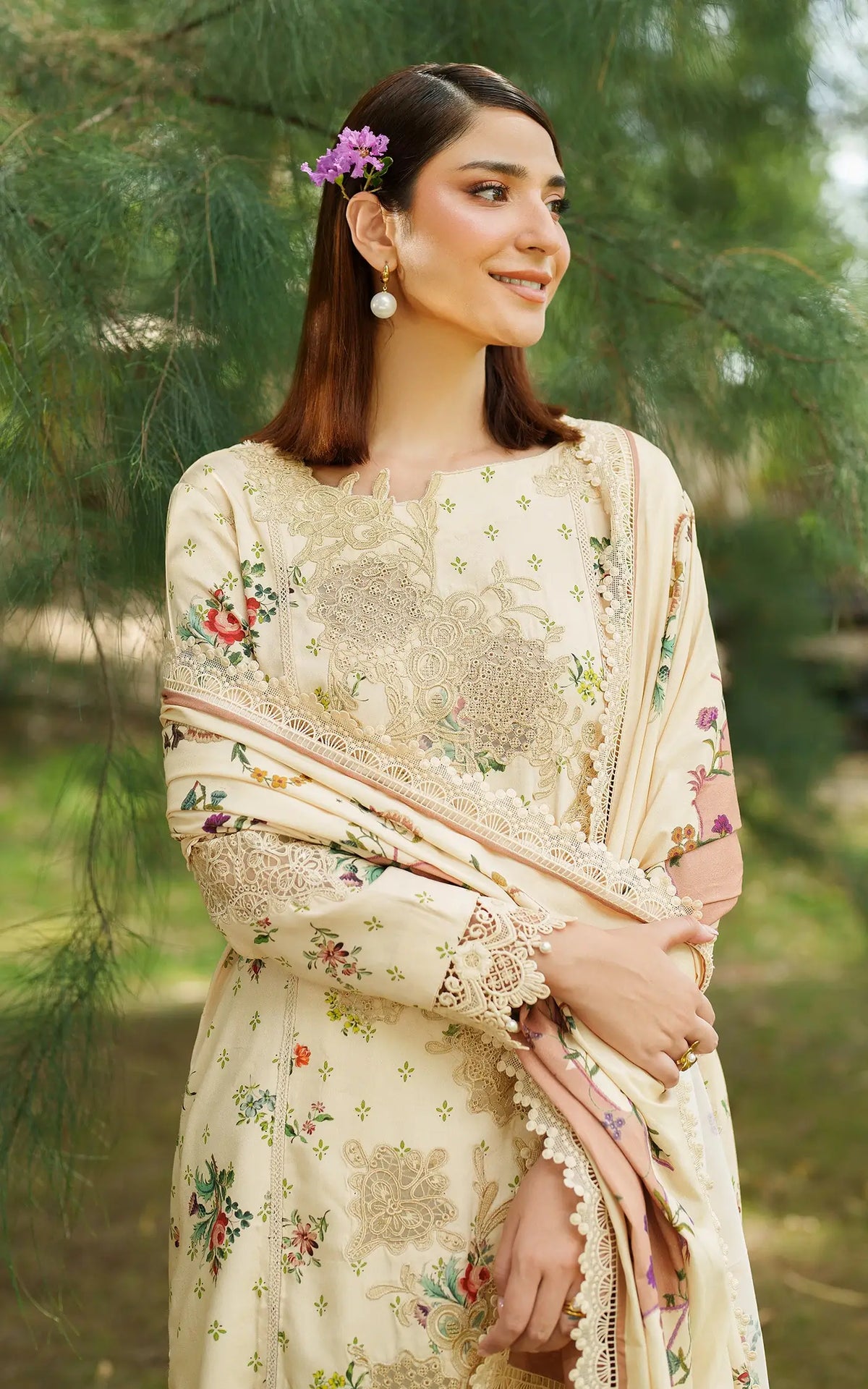 Misty Meadows-MWL25-08 | 3pcs Embroidered Unstitched Winter - Shop Now at Asifa and Nabeel