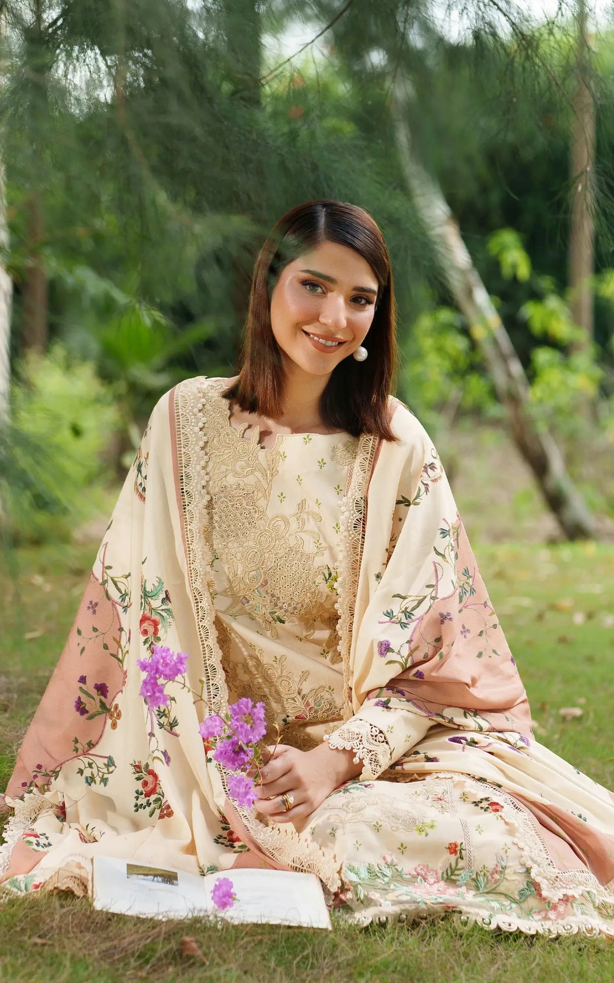 Misty Meadows-MWL25-08 | 3pcs Embroidered Unstitched Winter - Shop Now at Asifa and Nabeel