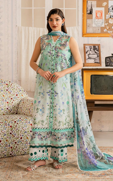 Nazneen (MVL25-15) | Unstitched Summer - Shop Now at Asifa and Nabeel