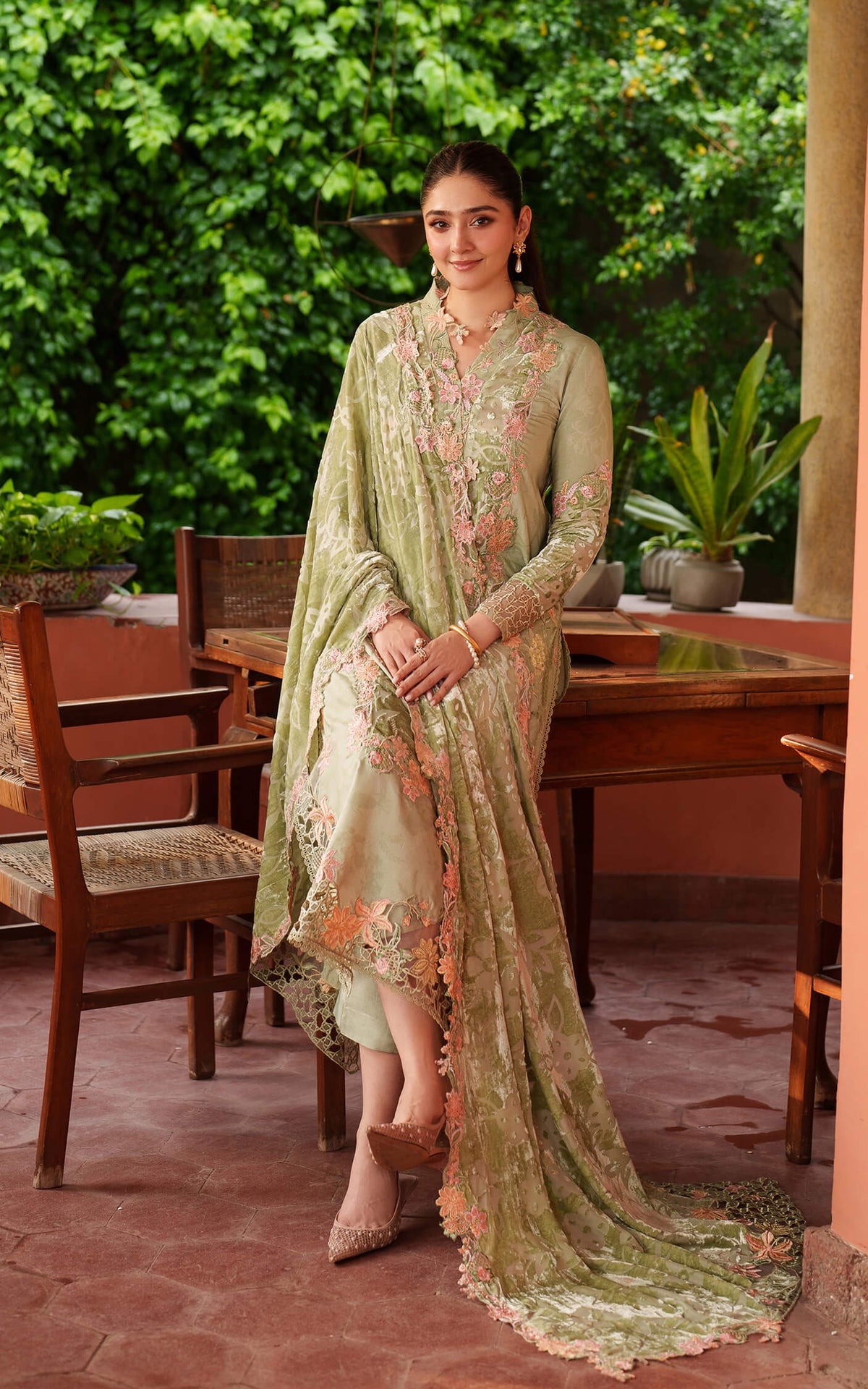 Noir LWC25-04 | 3pcs Embroidered Unstitched Winter - Shop Now at Asifa and Nabeel