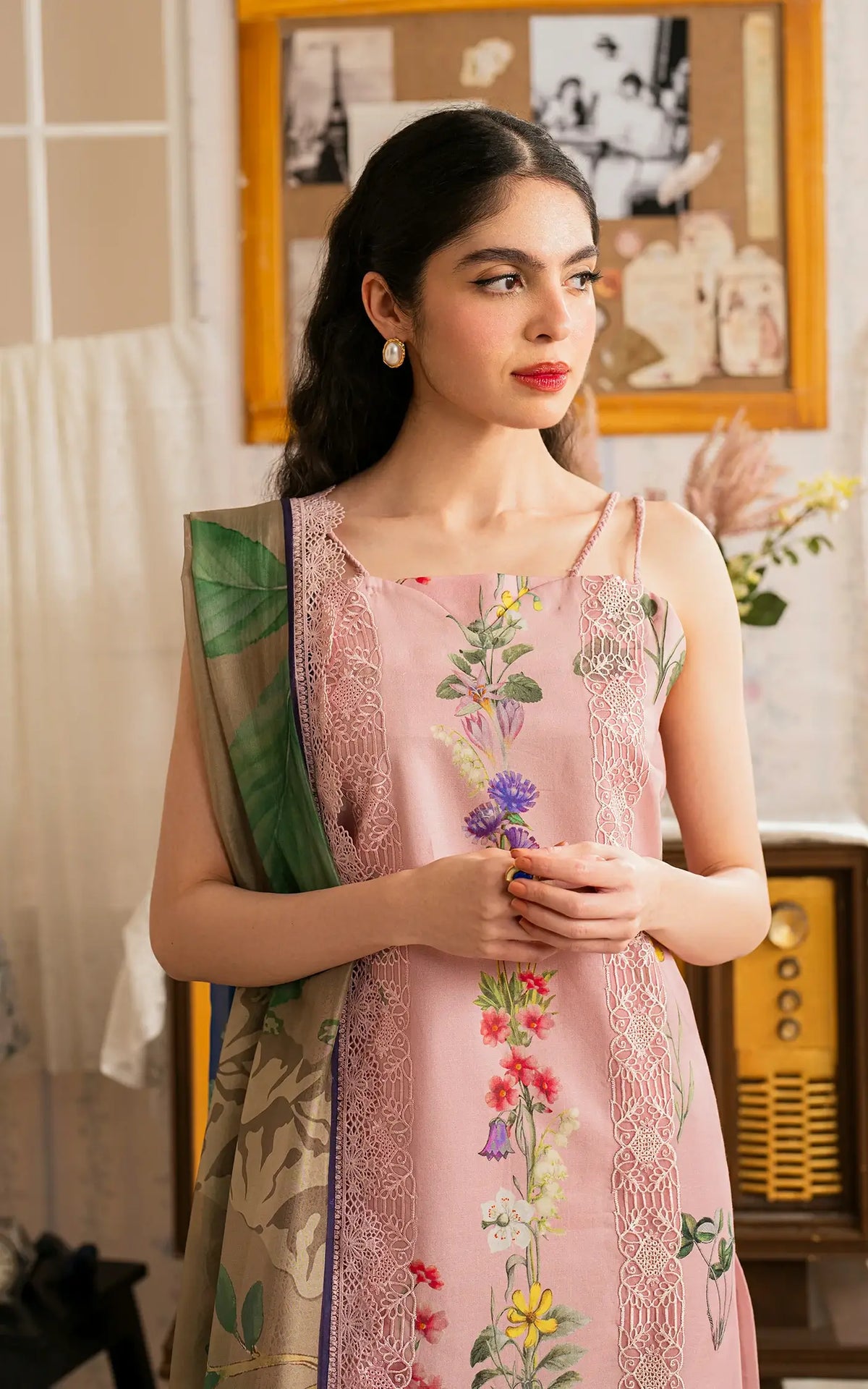 Noor (MVL25-14) | Unstitched Summer - Shop Now at Asifa and Nabeel