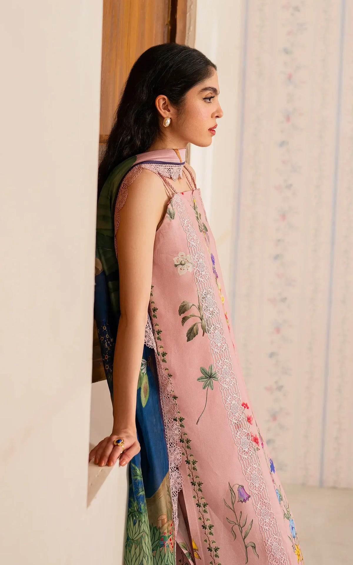 Noor (MVL25-14) | Unstitched Summer - Shop Now at Asifa and Nabeel