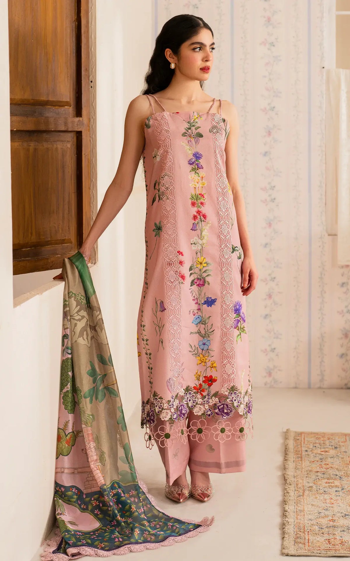 Noor (MVL25-14) | Unstitched Summer - Shop Now at Asifa and Nabeel