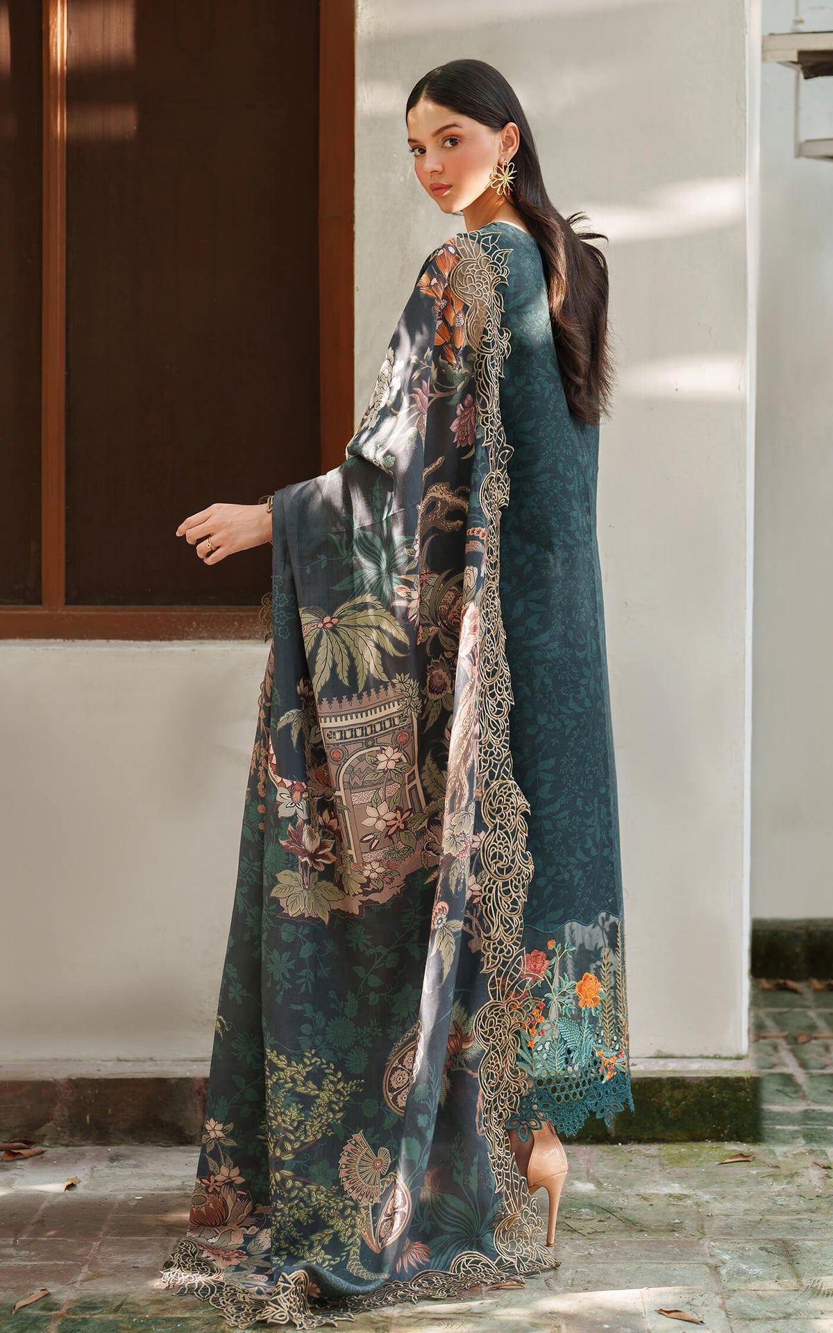 Nora LWC25-01 | 3pcs Embroidered Unstitched Winter - Shop Now at Asifa and Nabeel