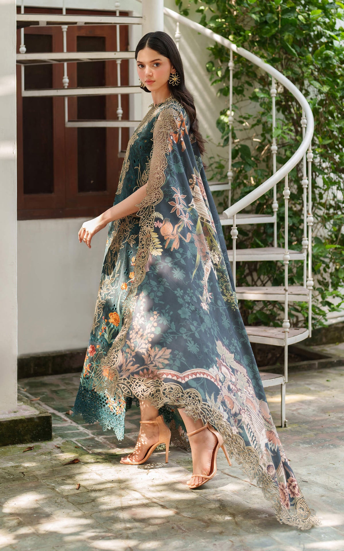 Nora LWC25-01 | 3pcs Embroidered Stitched Suit - Shop Now at Asifa and Nabeel