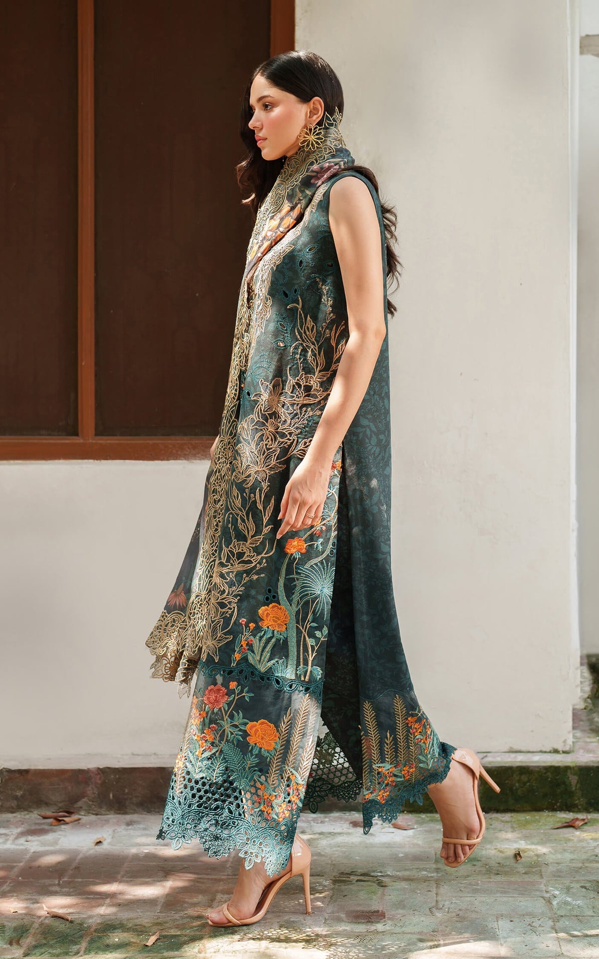 Nora LWC25-01 | 3pcs Embroidered Unstitched Winter - Shop Now at Asifa and Nabeel
