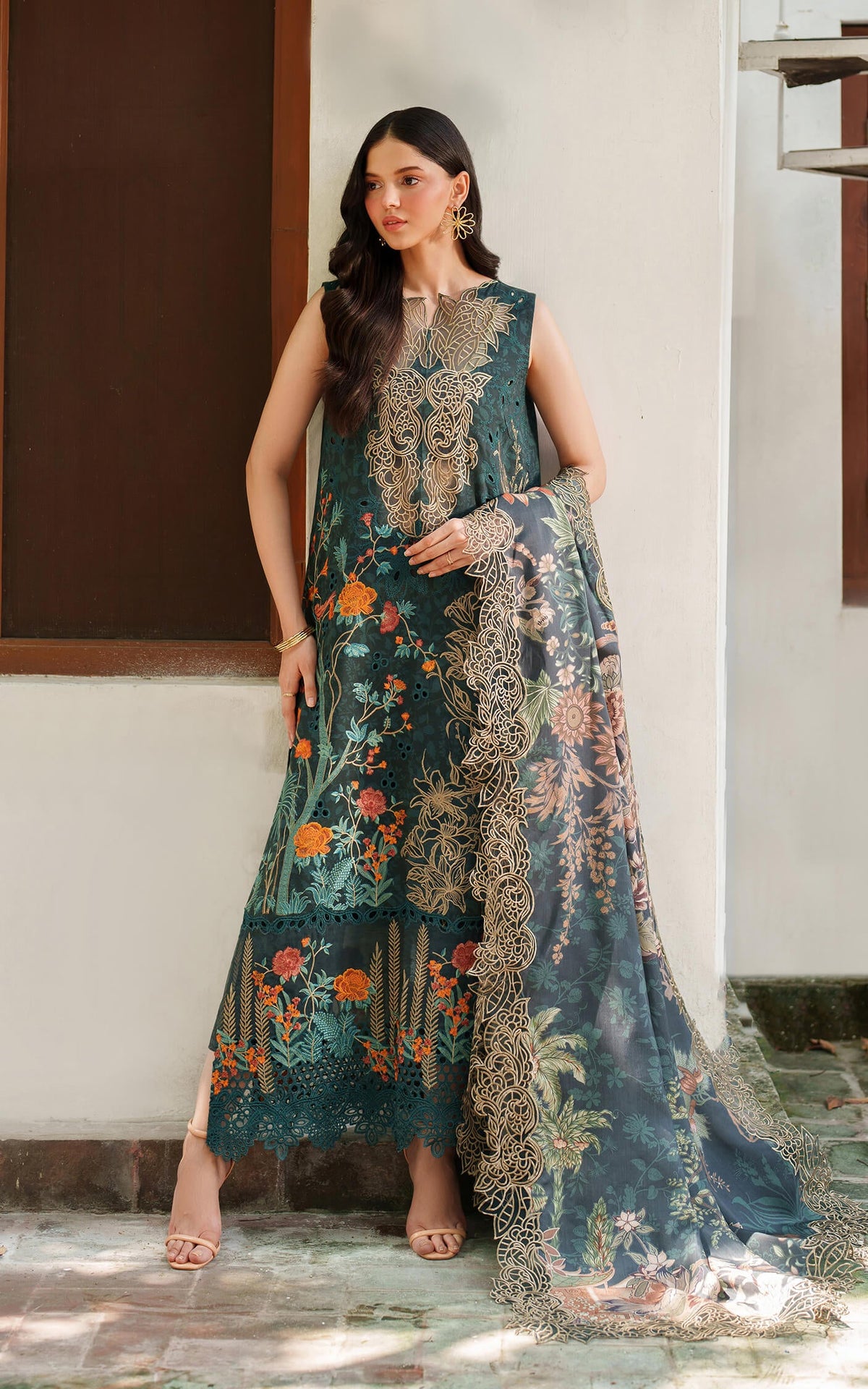 Nora LWC25-01 | 3pcs Embroidered Unstitched Winter - Shop Now at Asifa and Nabeel