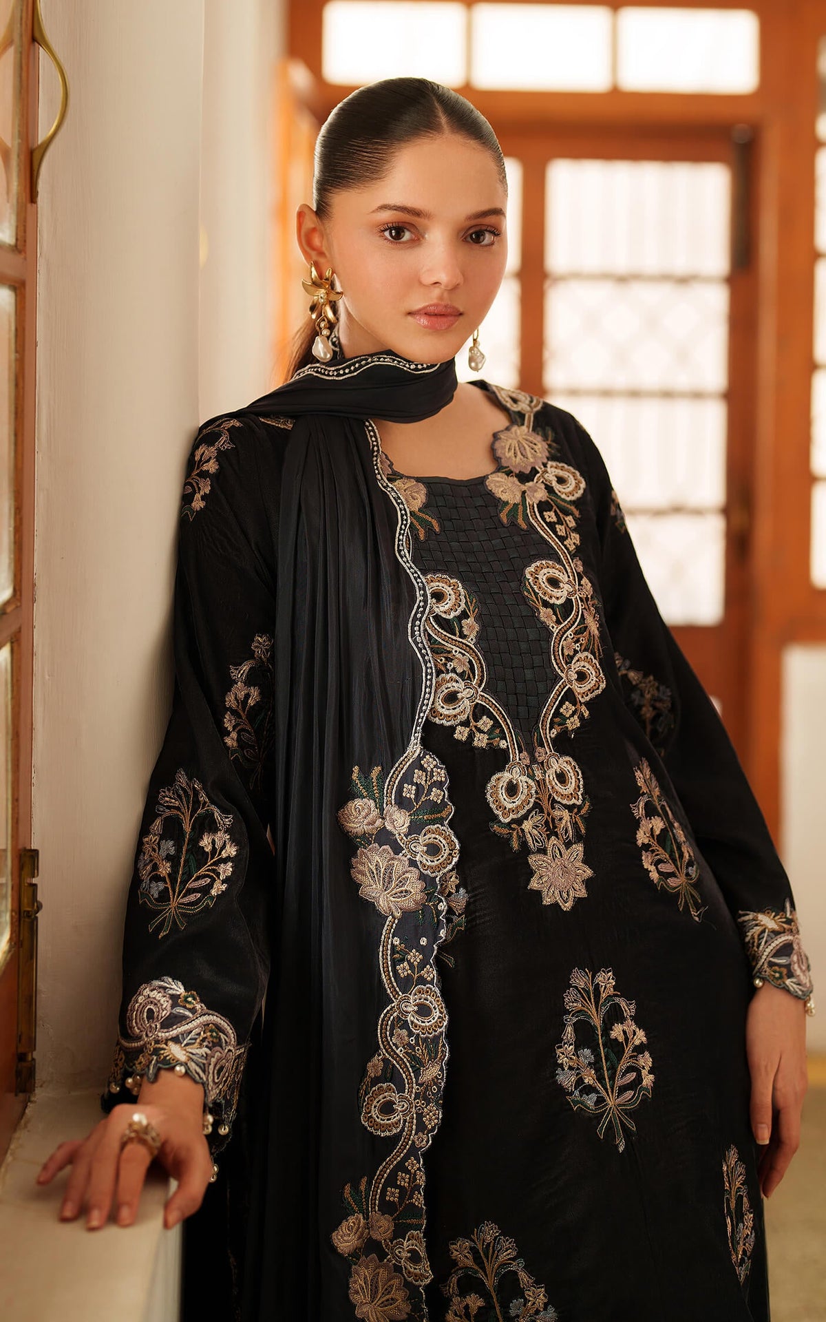 Opal LWC25-07 | 3pcs Embroidered Stitched Suit - Shop Now at Asifa and Nabeel
